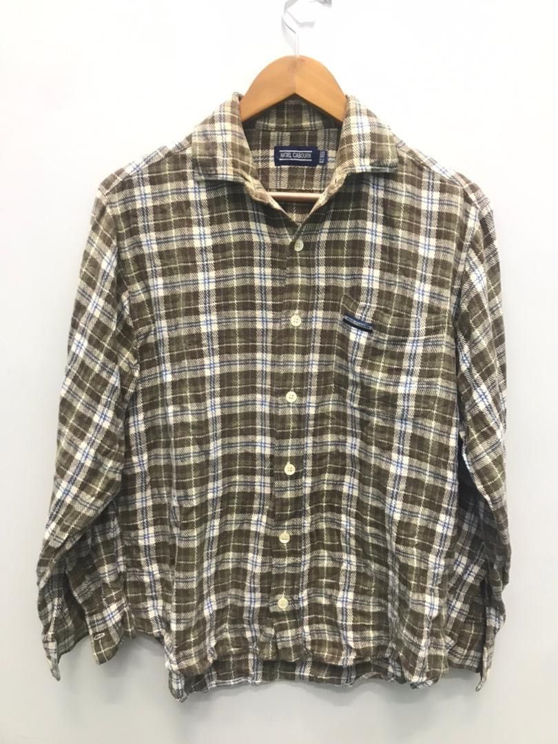 Nigel Cabourn NIGEL CABOURN - Cotton Flannel Button Up Shirt Size US M / EU 48-50 / 2 - 1 Thumbnail