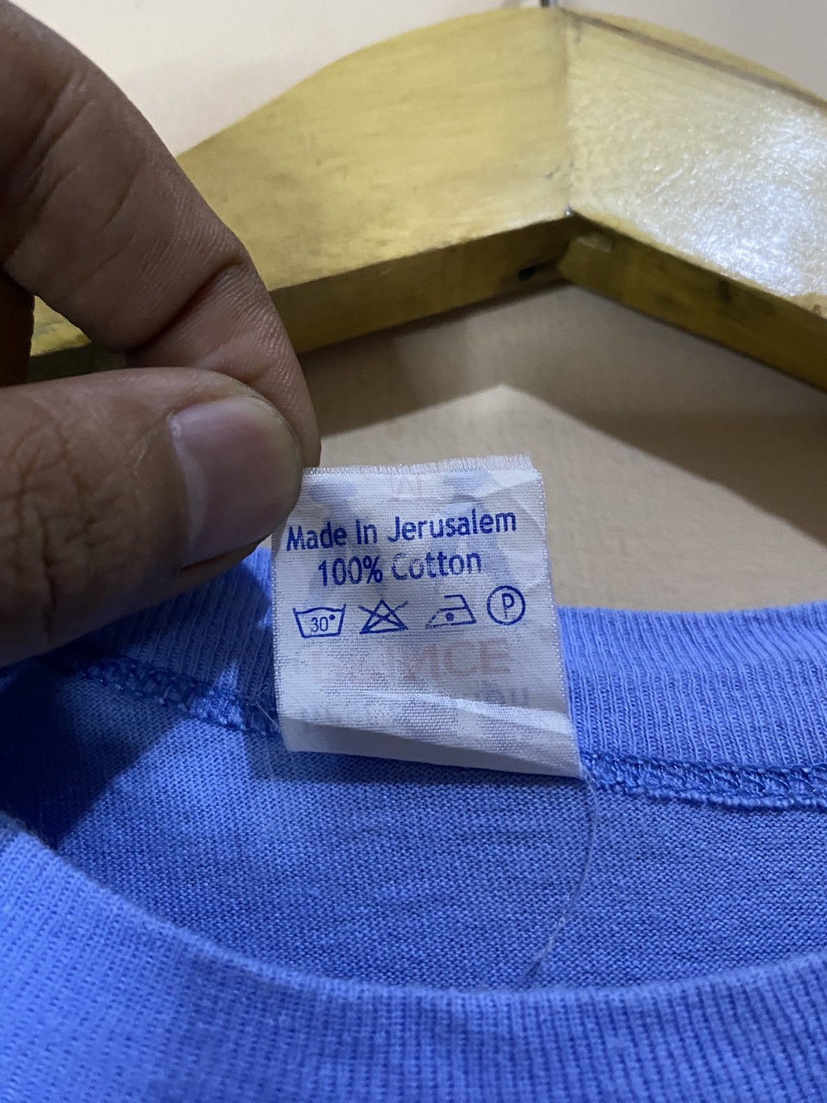 Vintage Vintage Israel “22 Hebrew Letters” Tee Size US M / EU 48-50 / 2 - 10 Thumbnail