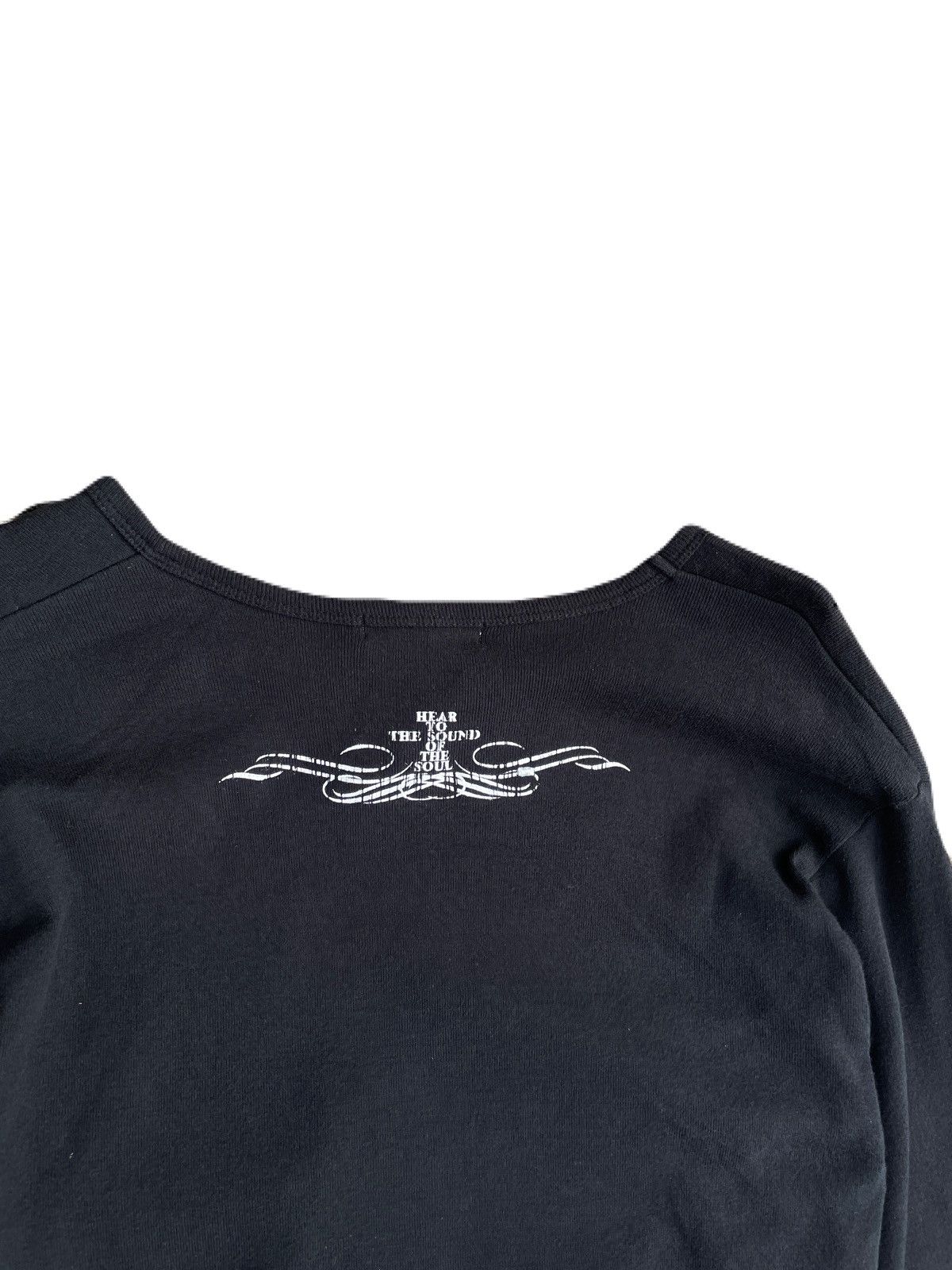 If Six Was Nine 2000s Japanese archive Vkei V-neck Poem Long Sleeve Tee Y2K Size US M / EU 48-50 / 2 - 6 Thumbnail