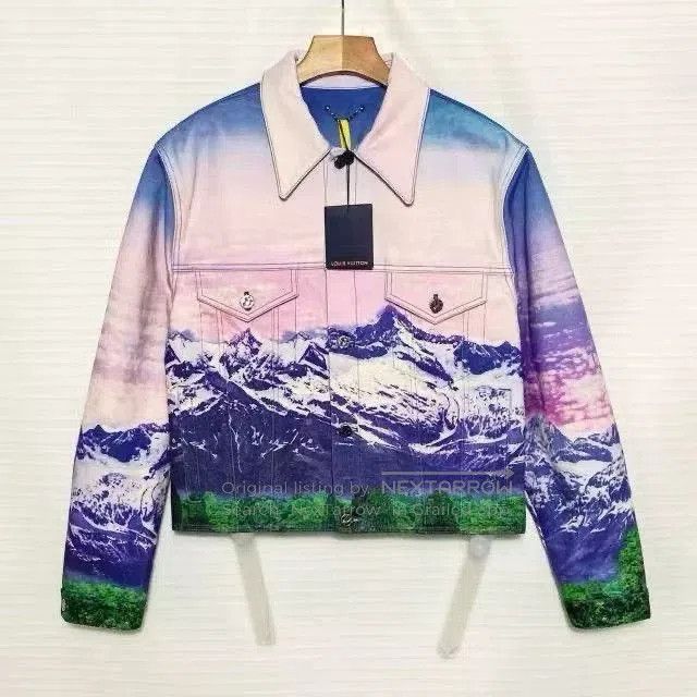 Louis Vuitton Louis Vuitton SS22 Landscape Denim Jacket. Size US M / EU 48-50 / 2 - 1 Thumbnail