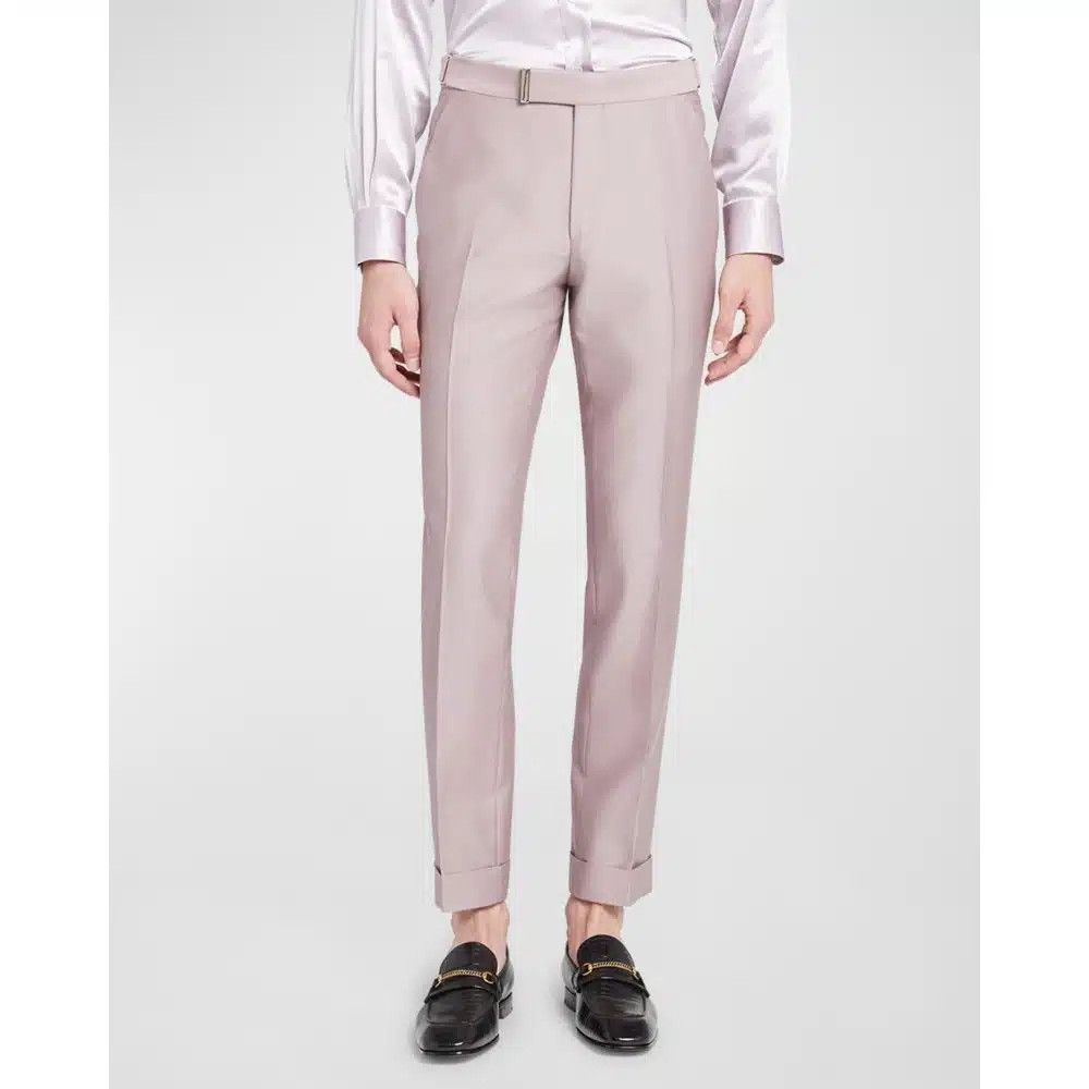 Tom Ford o1loc1c0825 PLAR05 Atticus Pant in Light Pink Size US 28 / EU 44 - 2 Thumbnail