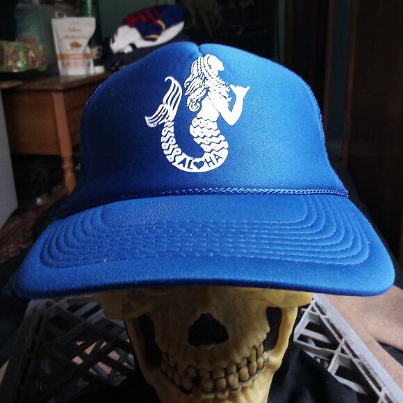 Other Deadstock Vintage Aloha Mermaid Snap Trucker Hat Cap Size ONE SIZE - 1 Thumbnail