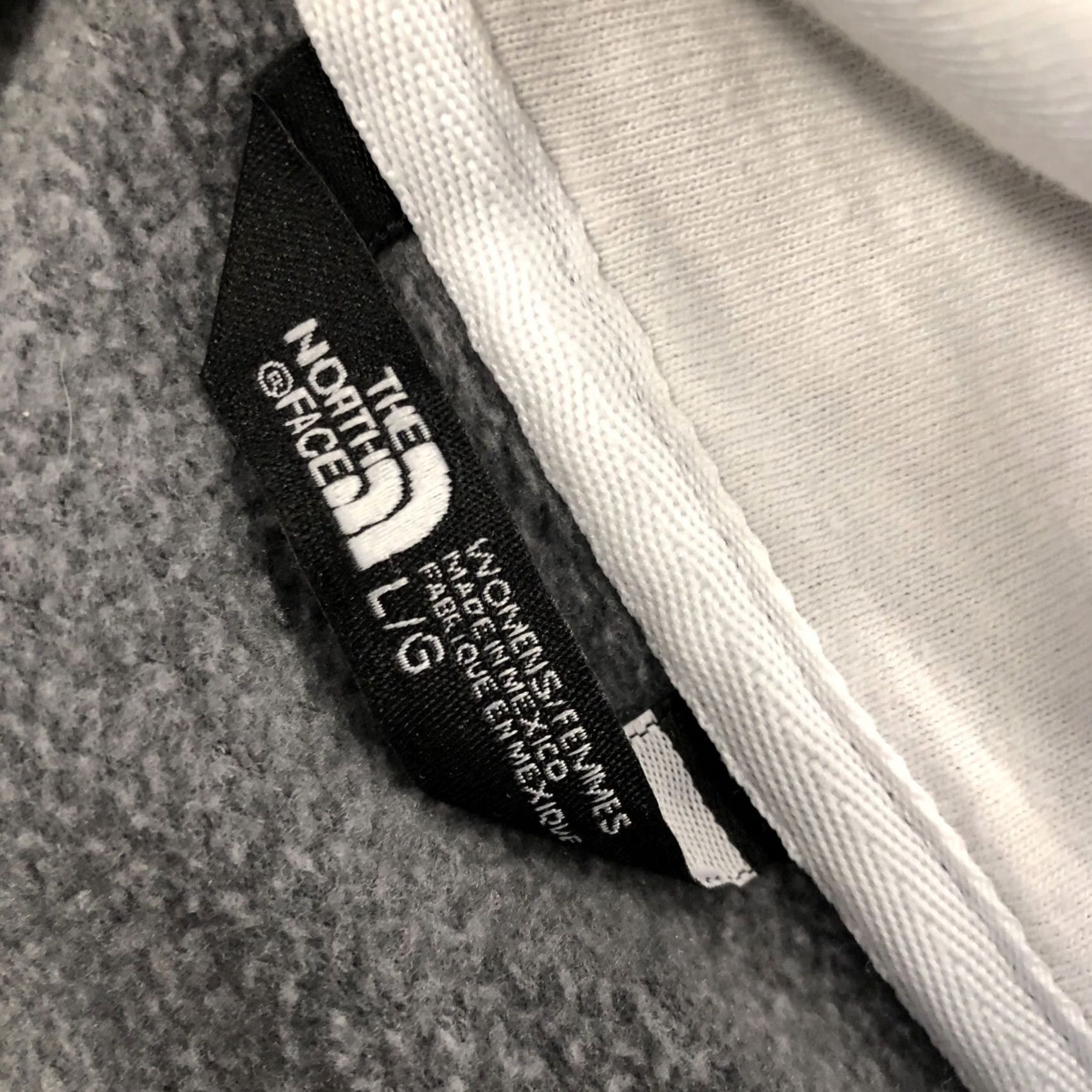 The North Face The North Face Spell Out Womens Large Gray Pullover Hoodie Sweater, The North Face, Hoodie, Women, Large, Gray, Pullover, Fleece, Activewear, 90s? Size L / US 10 / IT 46 - 6 Thumbnail
