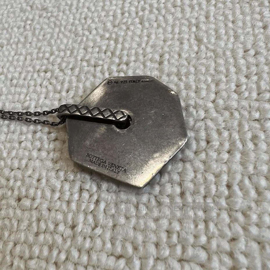 Bottega Veneta Bottega Veneta 925 Silver Pandent Necklace. Size ONE SIZE - 2 Thumbnail