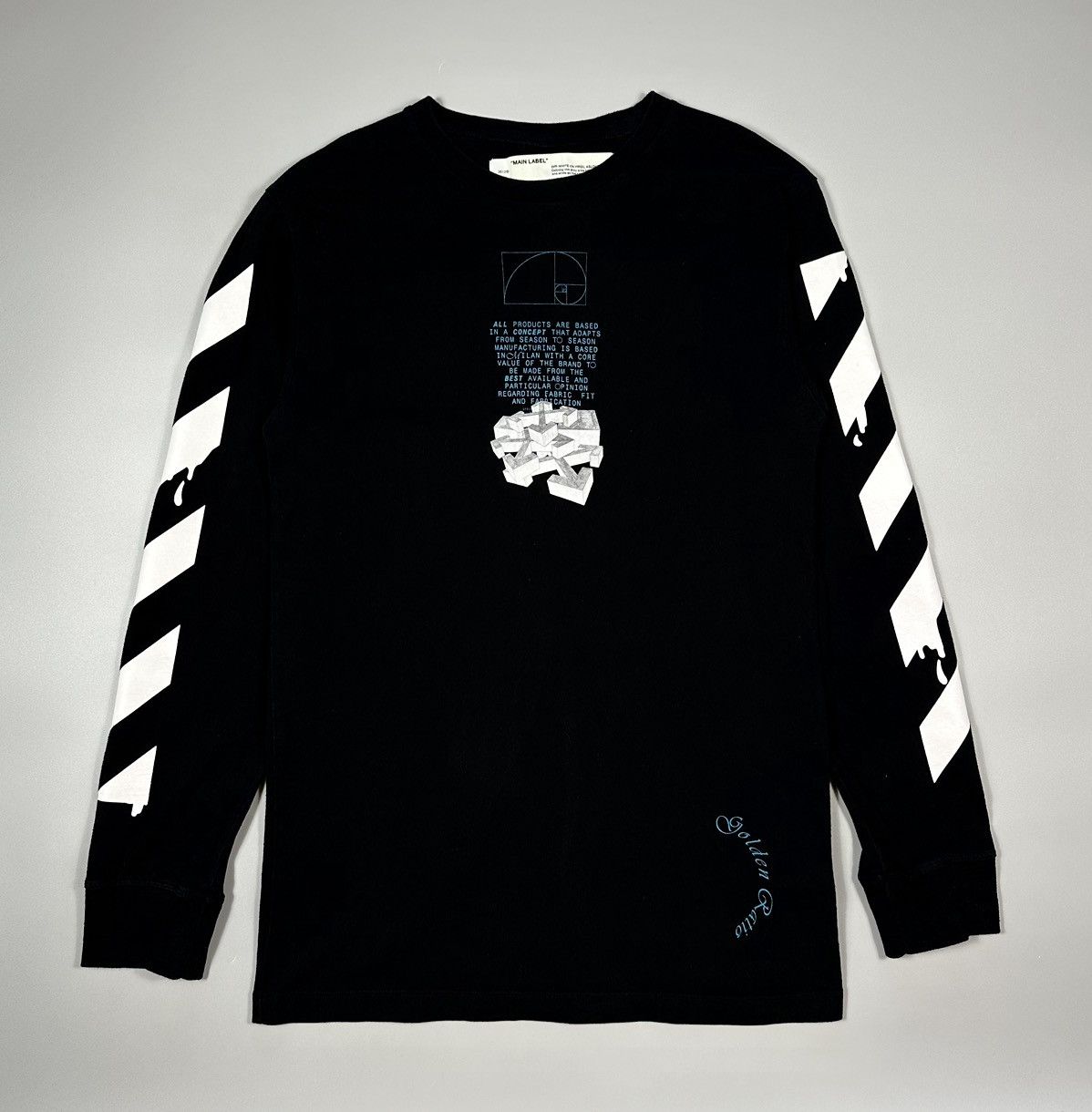 Off-White × Virgil Abloh Off-White Dripping Arrows Long Sleeve T 