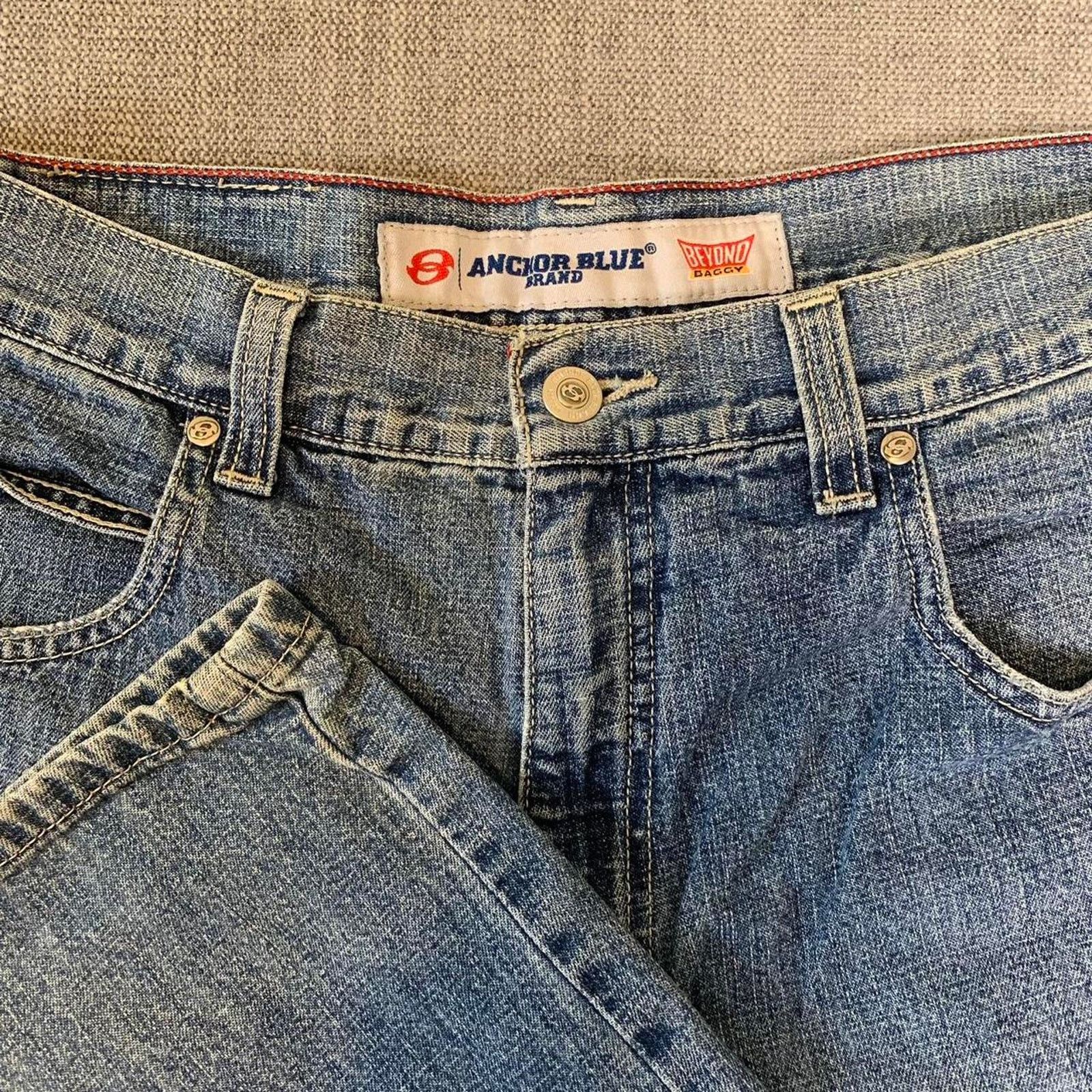 Anchor Blue Y2K Anchor blue Beyond Baggy Denim Jeans Size US 34 / EU 50 - 1 Thumbnail