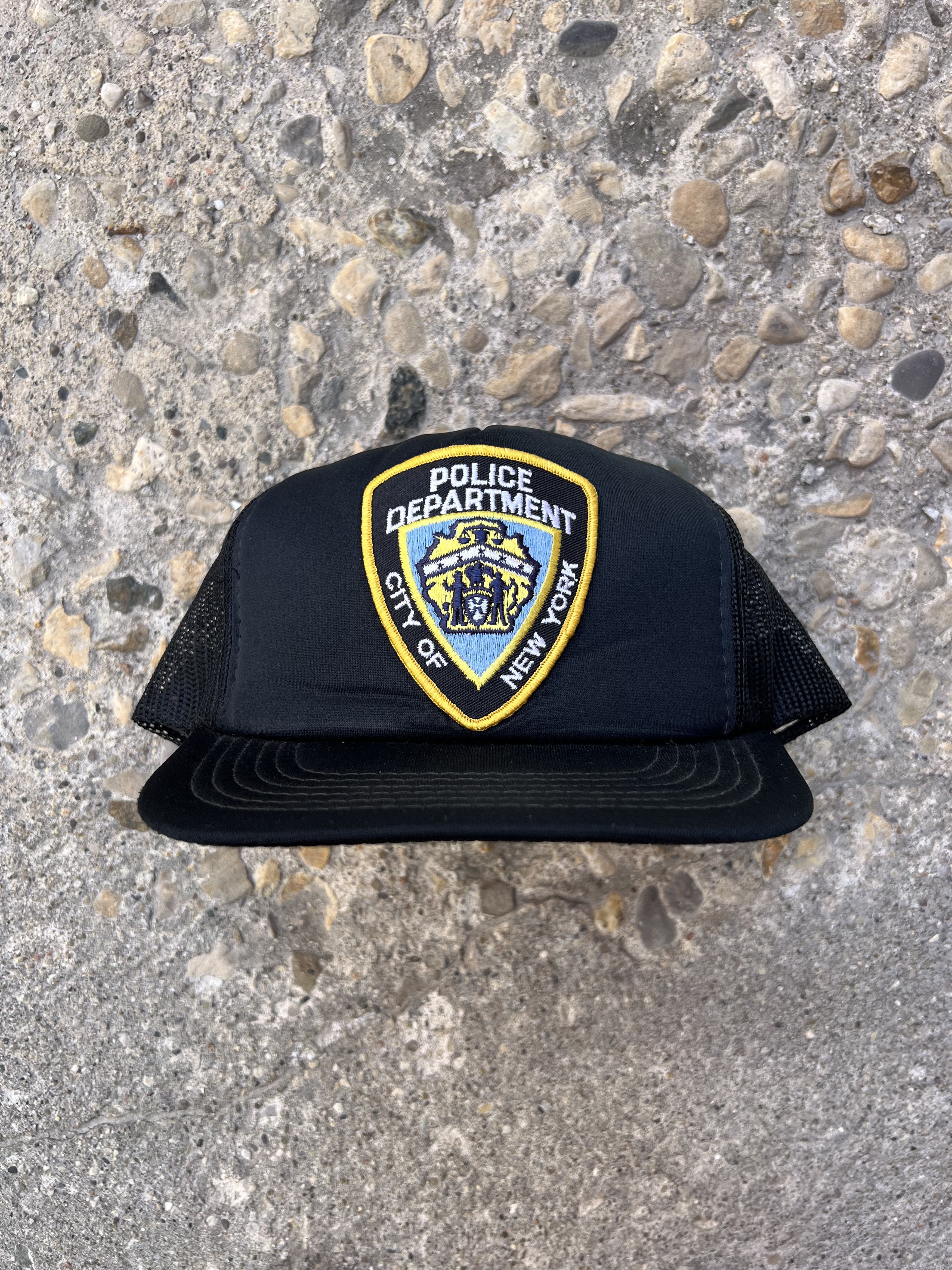 Vintage VTG 1980's New York City Police Department Trucker Hat Size ONE SIZE - 1 Thumbnail