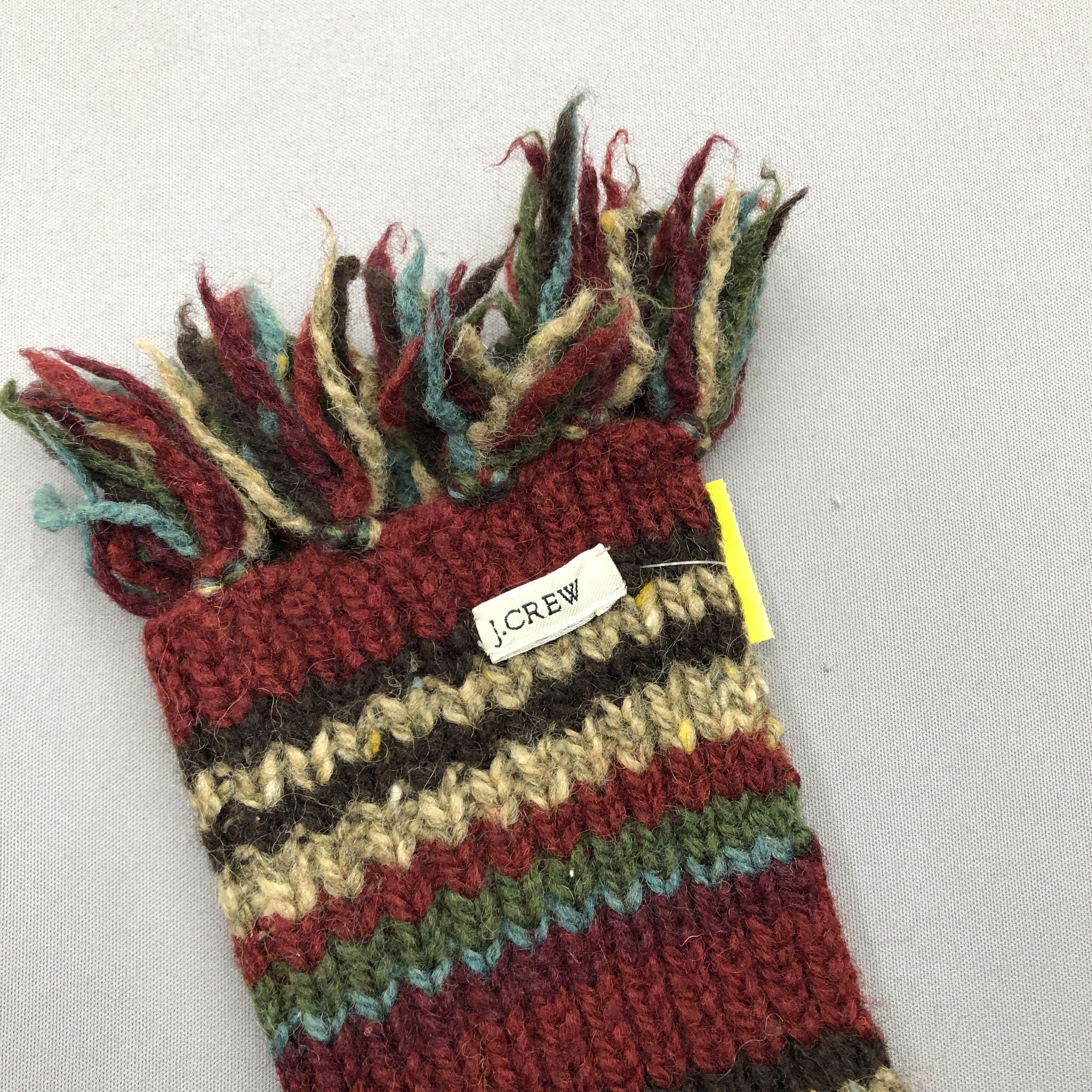 J.Crew Vintage J.Crew Scarf Ribbed Knit Wool Cashmere Scarves Size ONE SIZE - 4 Thumbnail