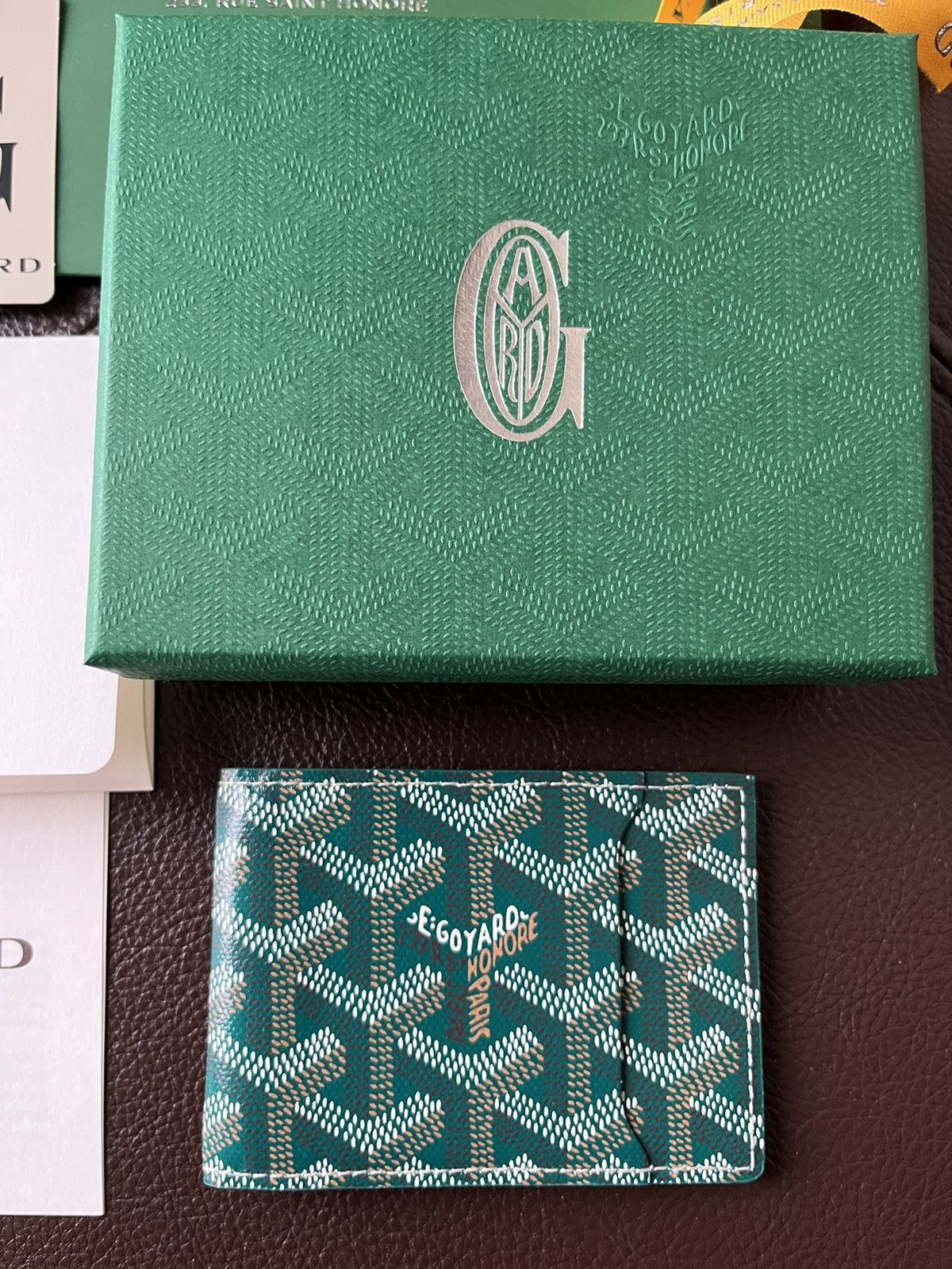 Goyard Goyard Iconic Limited Green Leather Wallet BrandNew Giftable Size ONE SIZE - 20 Thumbnail