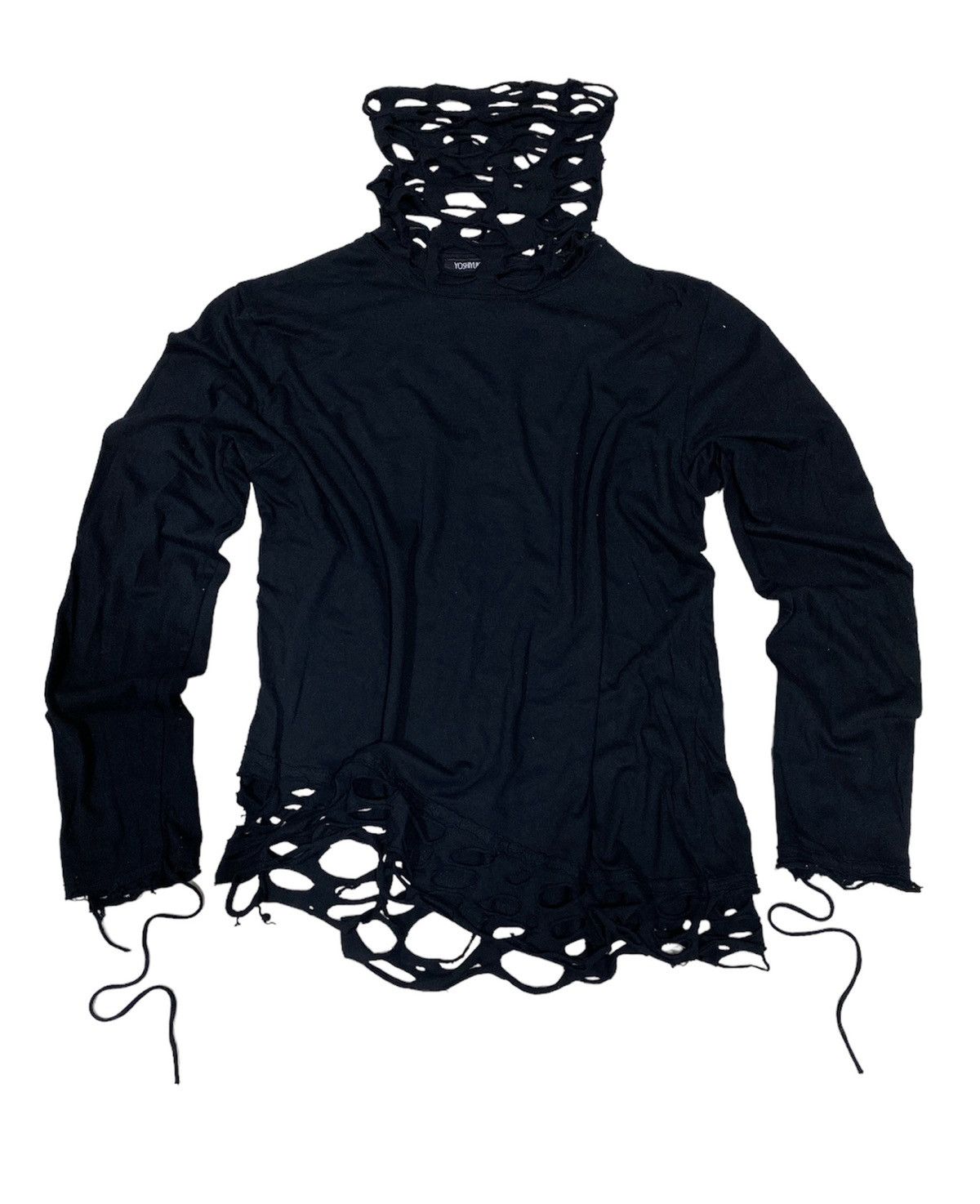 Yasuyuki Ishii Bondage veil face Turtleneck Gothic Punk shirt Size US M / EU 48-50 / 2 - 3 Thumbnail