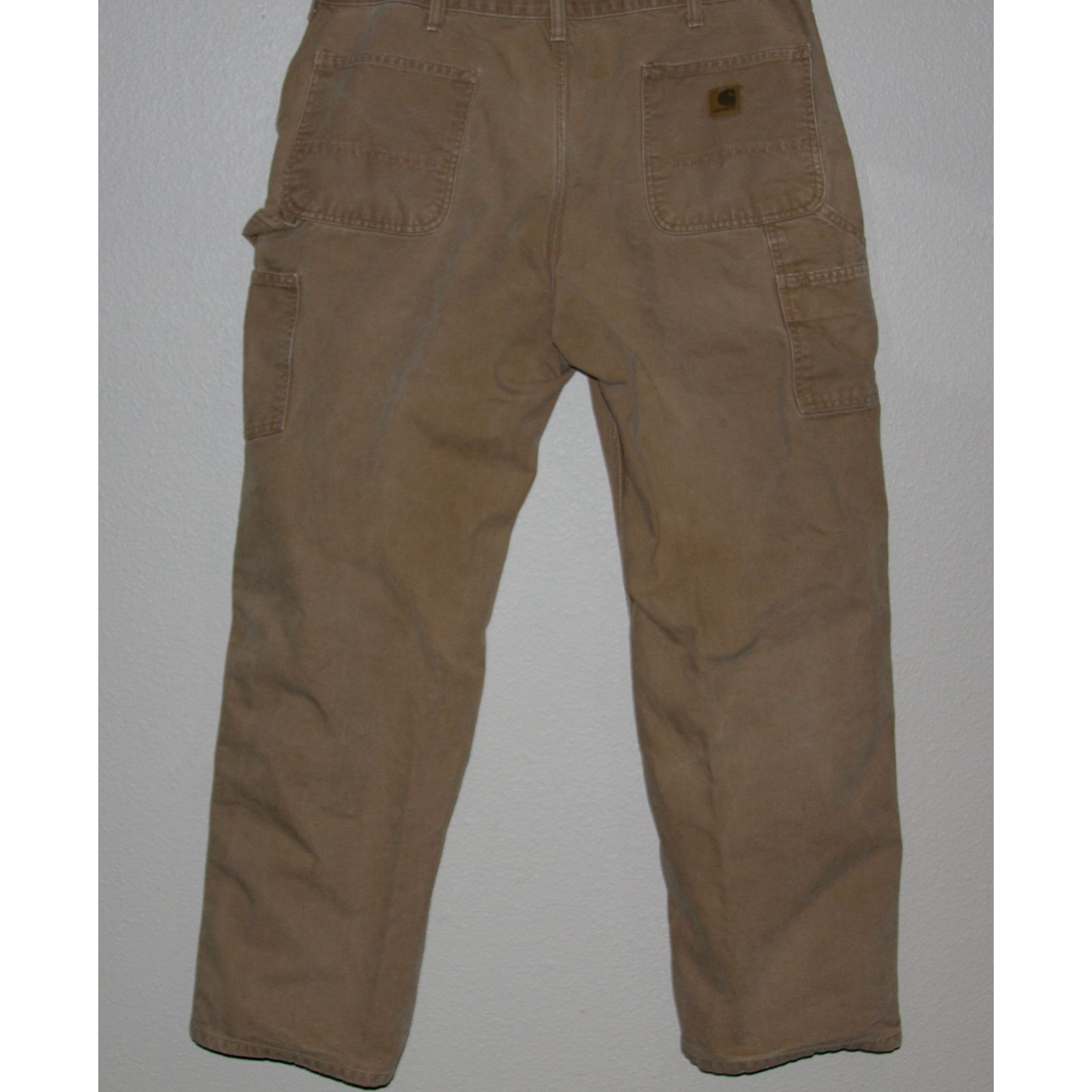 Carhartt Carhartt Men's Work Pants 38x32 Brown Utility Carpenter USA Size US 38 / EU 54 - 2 Thumbnail