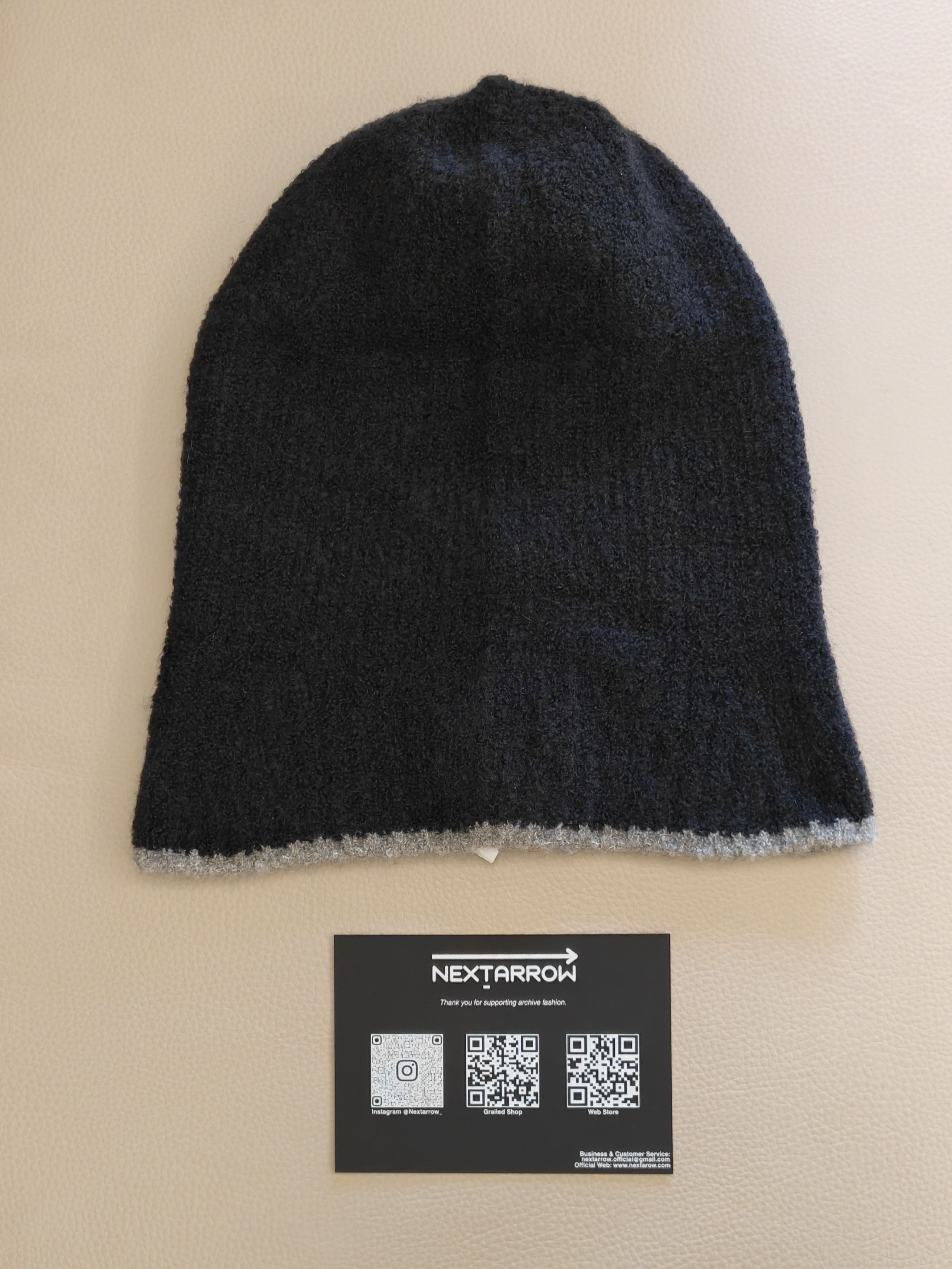 Chanel Chanel Black and grey cold hat Size ONE SIZE - 2 Thumbnail