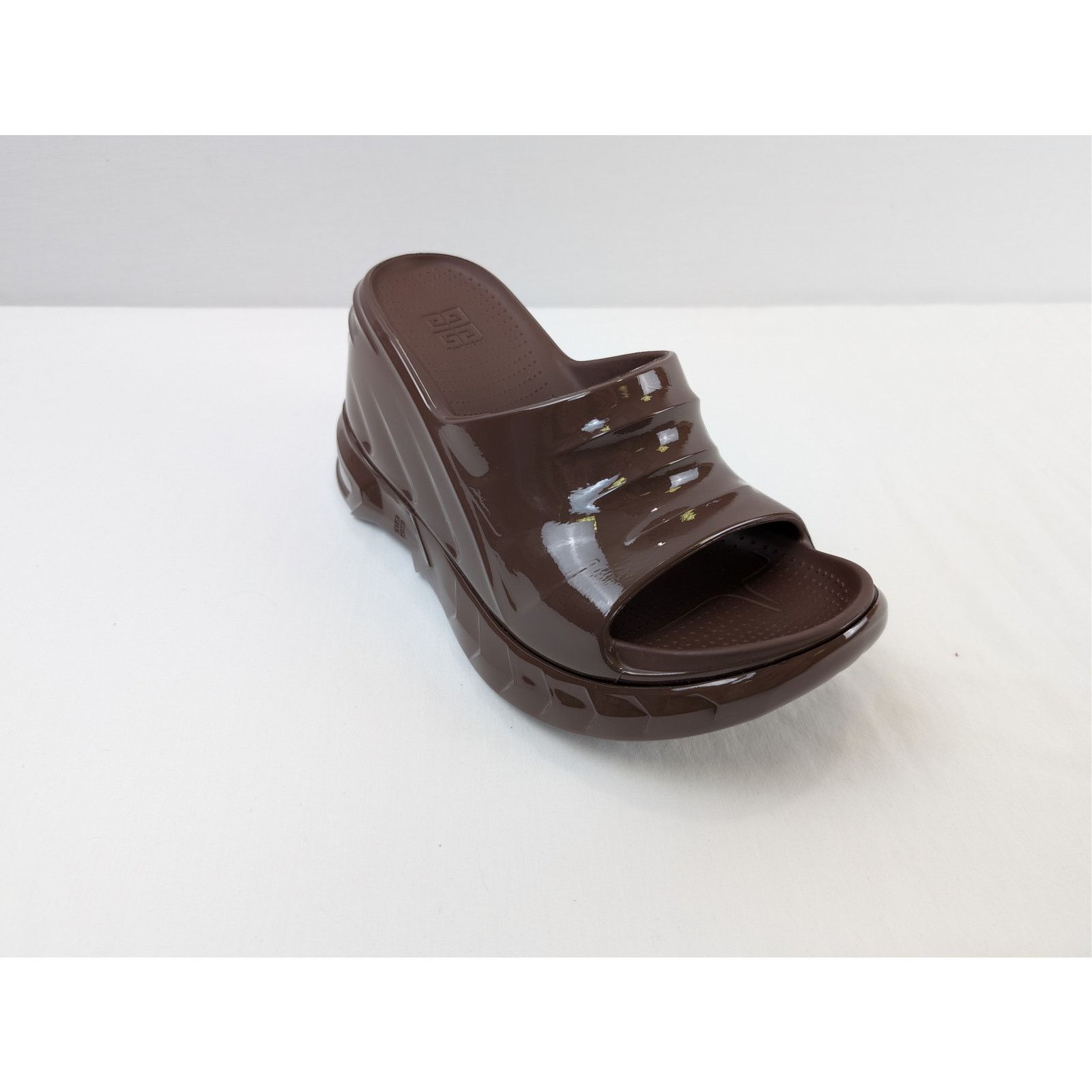 Givenchy o1rshd1 Marshmallow Slider Wedge Sandal in Chocolate Size US 6 / IT 36 - 3 Thumbnail