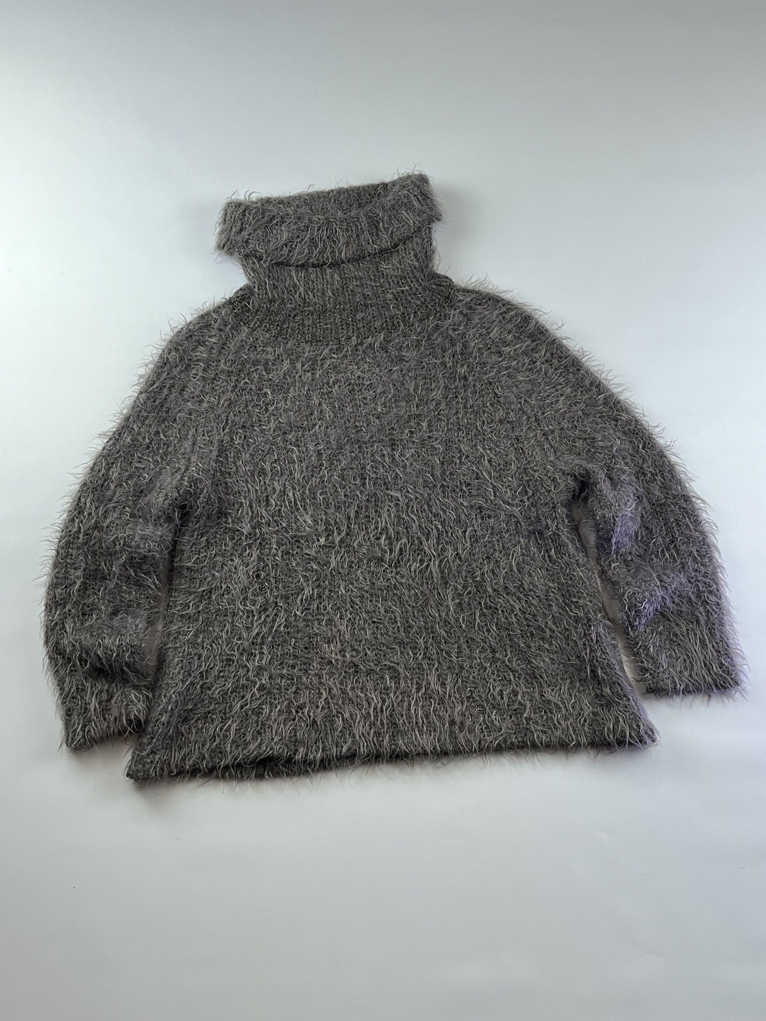 Vintage Vintage Noname Yeti Texture LGB Style Knited Sweater Size L / US 10 / IT 46 - 2 Thumbnail