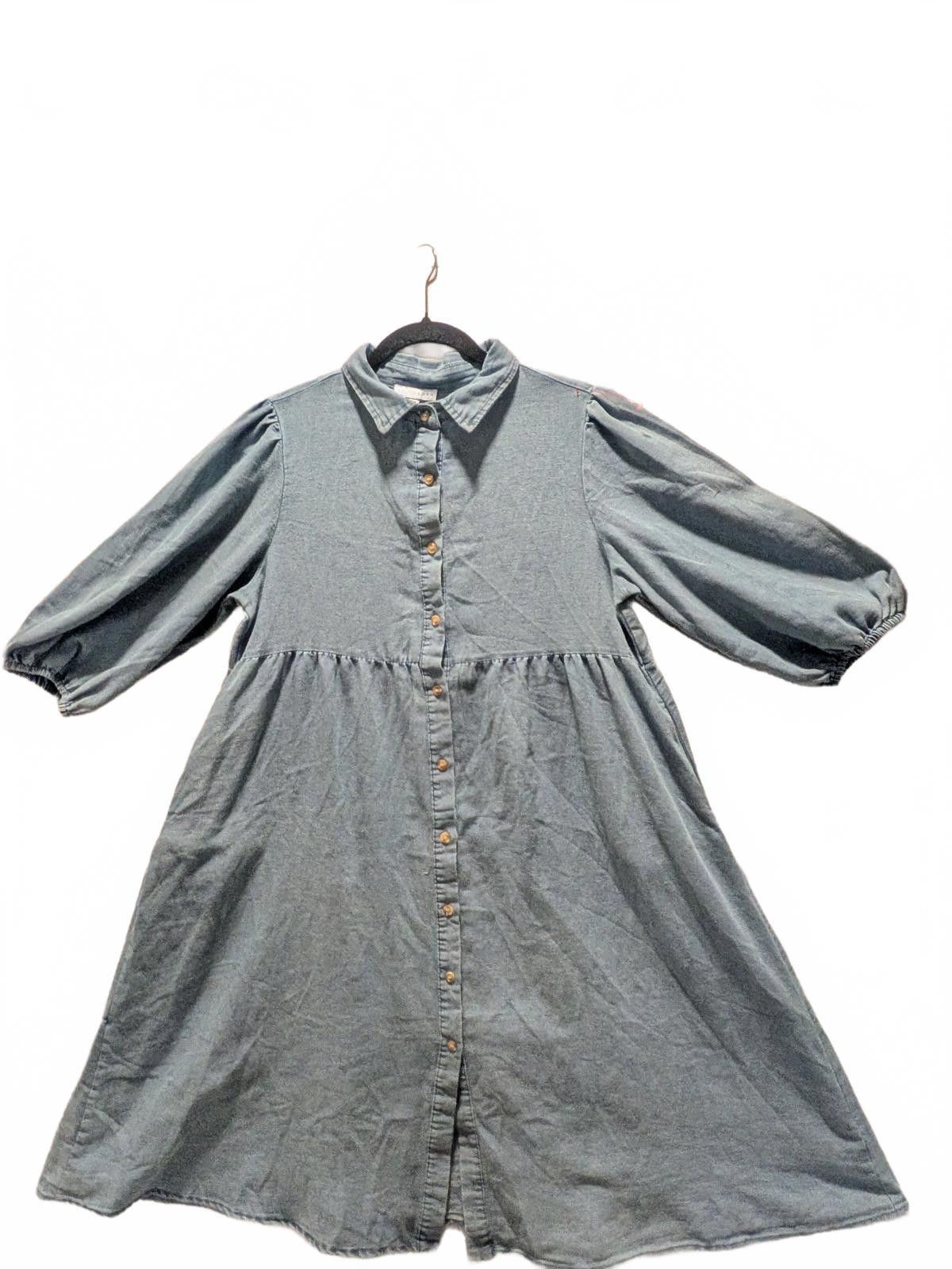 Other Baltic Born Chambray Baby Doll Dress NWT Blue Medium Size M / US 6-8 / IT 42-44 - 12 Thumbnail