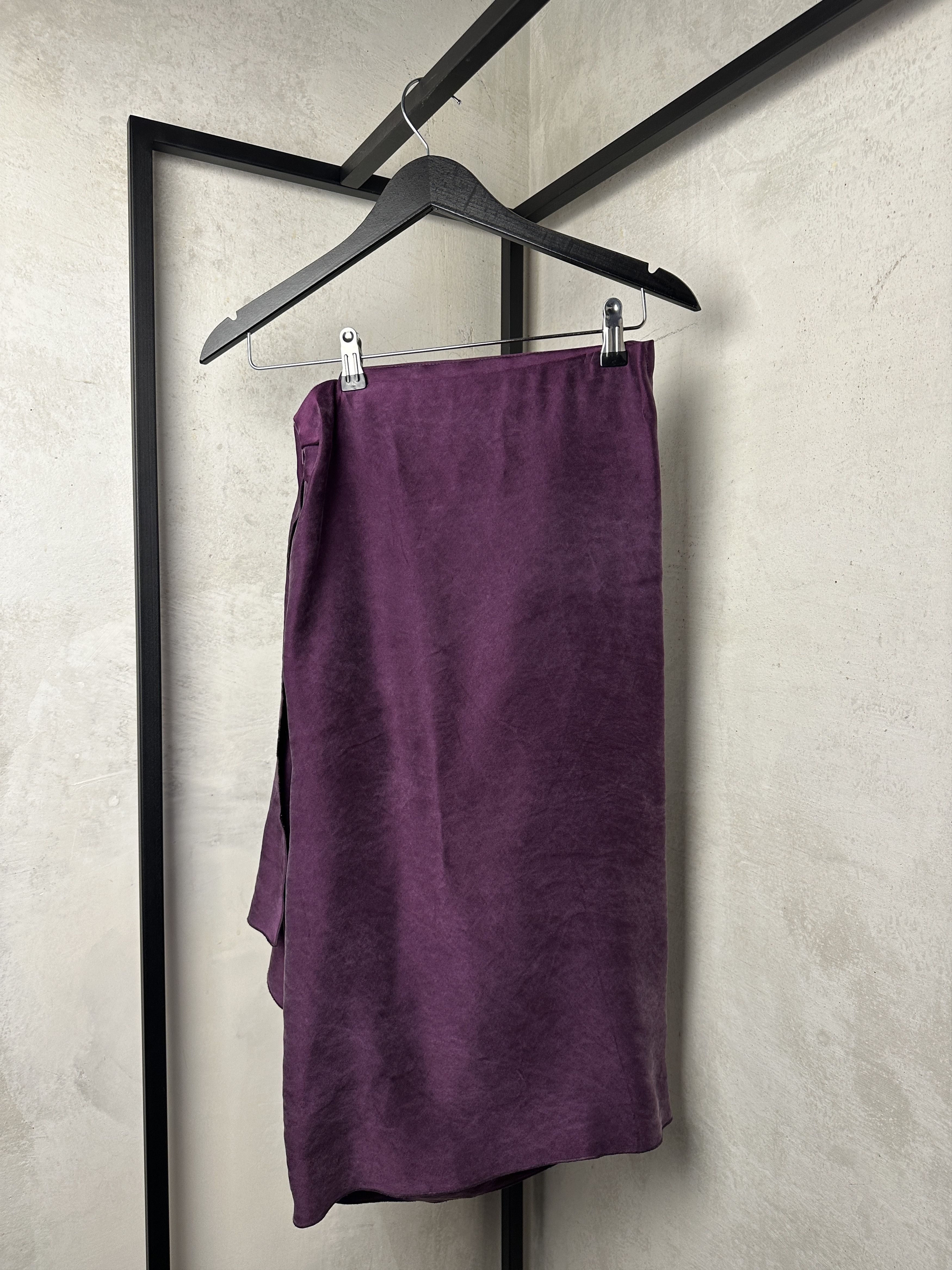 Lanvin Archive Lanvin FW07 Midi Drapped Skirt Size 25" / US 0 / IT 36 - 3 Thumbnail