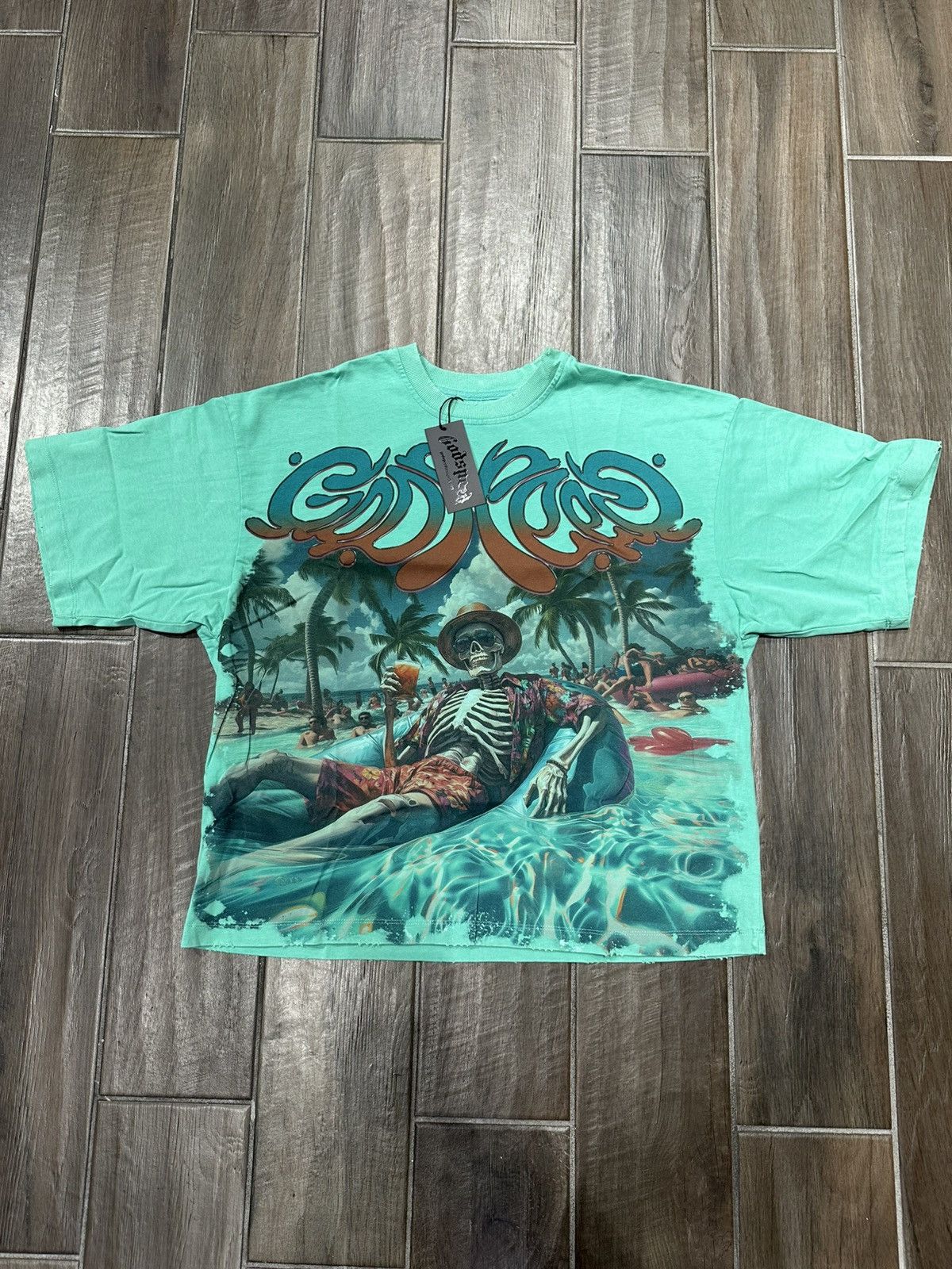 Godspeed Godspeed Pool Party Tee Teal Size US XL / EU 56 / 4 - 1 Thumbnail