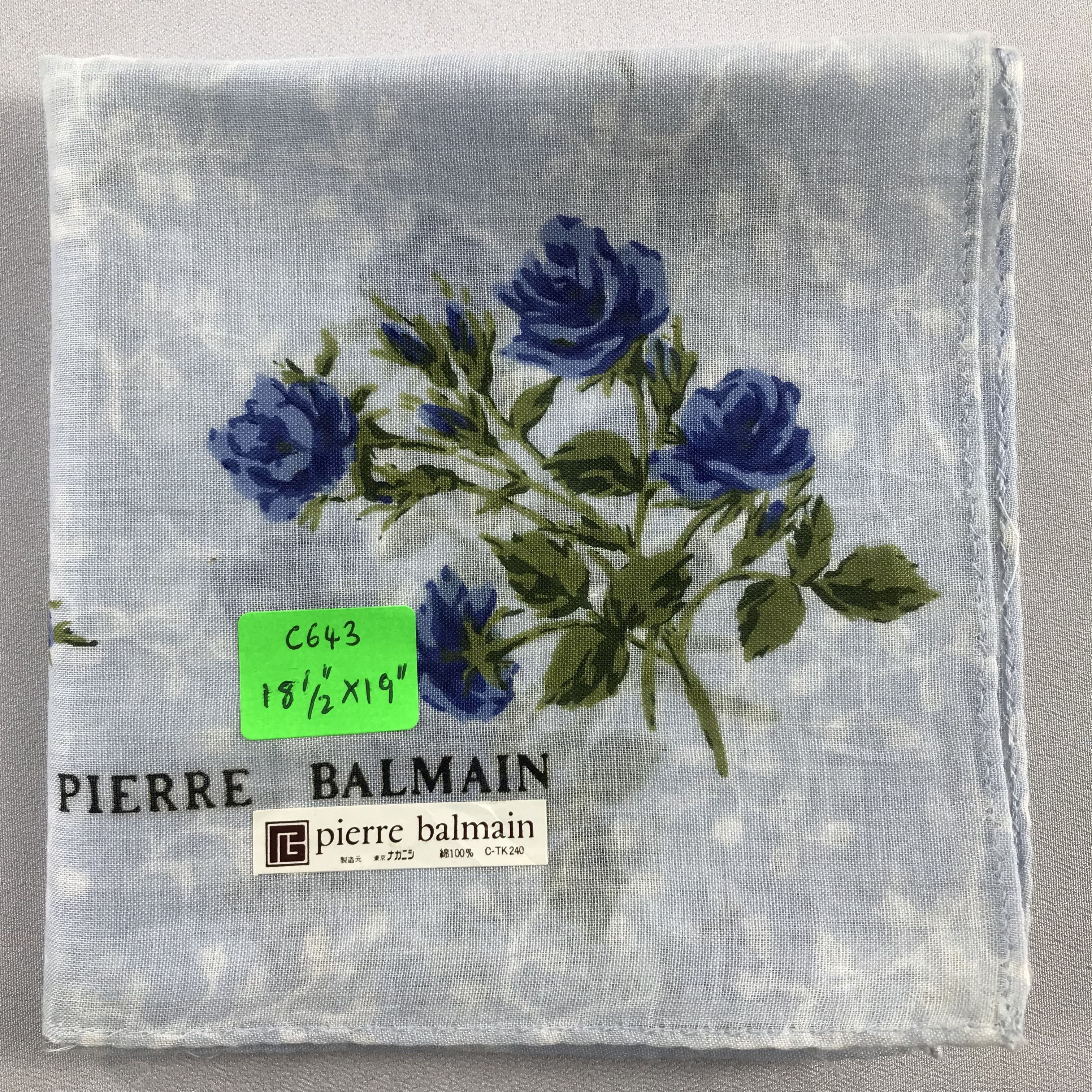 Pierre Balmain Pierre Balmain Handkerchief / Bandana / Neckerchief C643 Size ONE SIZE - 8 Thumbnail