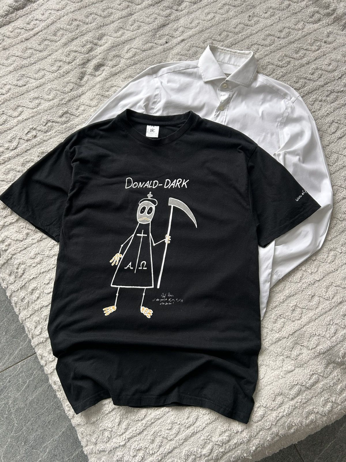 Japanese Brand Alf Poier Shirt Donald Dark tee vintage large anarchy Size US L / EU 52-54 / 3 - 7 Thumbnail