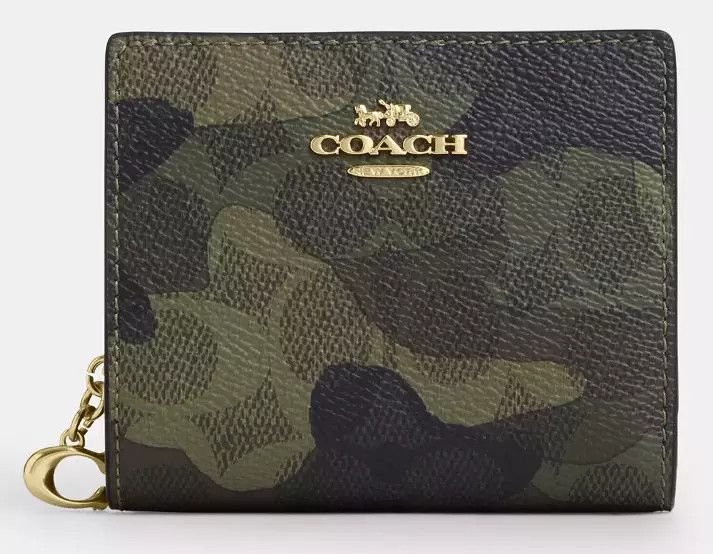 Coach Snap Wallet In Signature Camo Print CW538 Size ONE SIZE - 8 Thumbnail