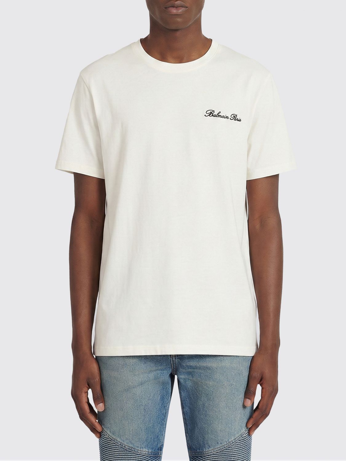 Balmain Balmain T-Shirt Men White Size US XXL / EU 58 / 5 - 1 Thumbnail