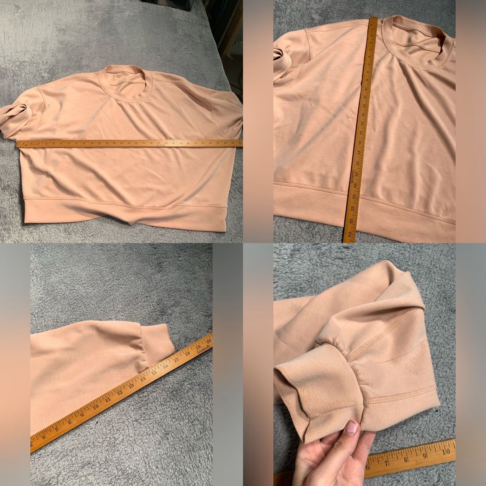 Lululemon VINTAGE Lululemon Sweatshirt 18 Women Plus Orange Pullover Crewneck 18 Sweatshirt Women Plus Orange Crewneck Size XXL / US 16-18 / IT 52-54 - 8 Thumbnail