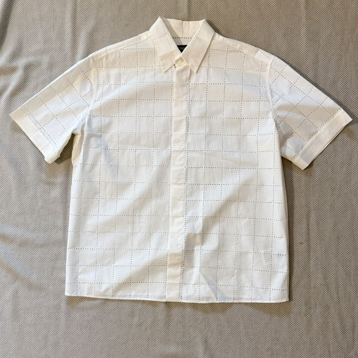 Fendi Fendi Short Sleeve Button Up Shirt Size US L / EU 52-54 / 3 - 1 Thumbnail