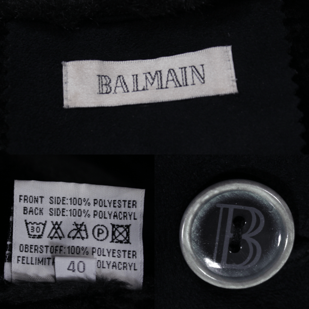 Balmain 90S Overcoat Vintage Size M / US 6-8 / IT 42-44 - 11 Thumbnail