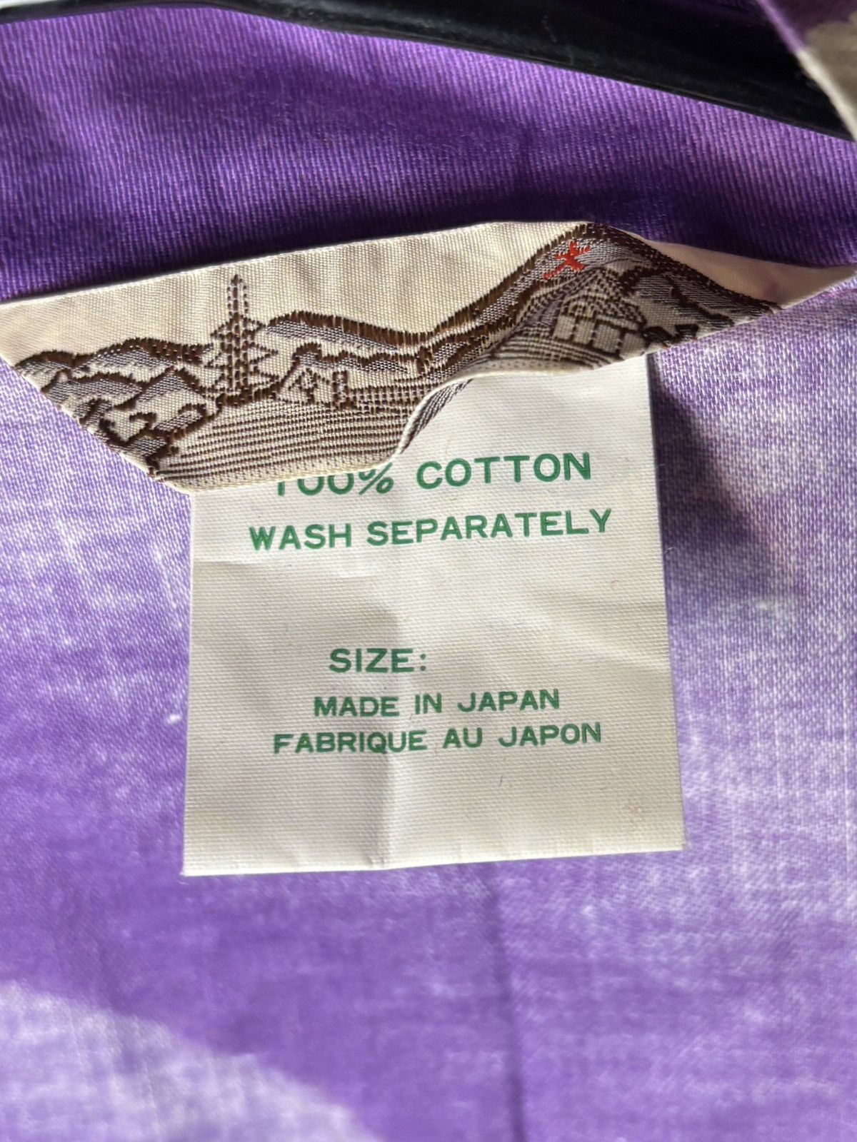 Vintage Japanese Vintage Robe Bath Sleep Kimono Made in Japan 1970s Size L / US 10 / IT 46 - 6 Thumbnail
