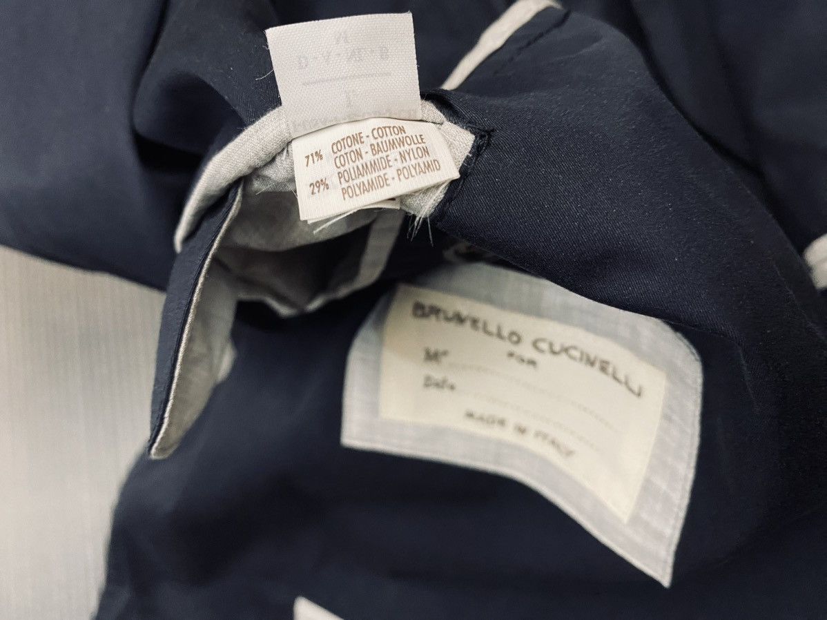 Brunello Cucinelli Brunello Cucinelli 🇮🇹 Blue Techno belted Macintosh Coat L NEW Size US L / EU 52-54 / 3 - 18 Thumbnail
