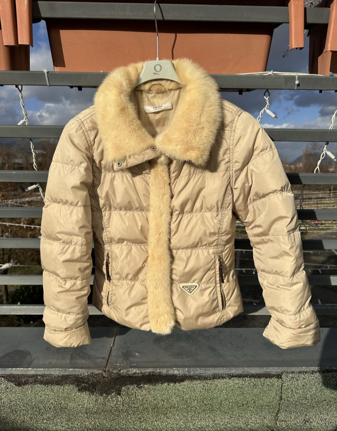 Prada Prada Puffer Fur Jacket Size S / US 4 / IT 40 - 2 Thumbnail