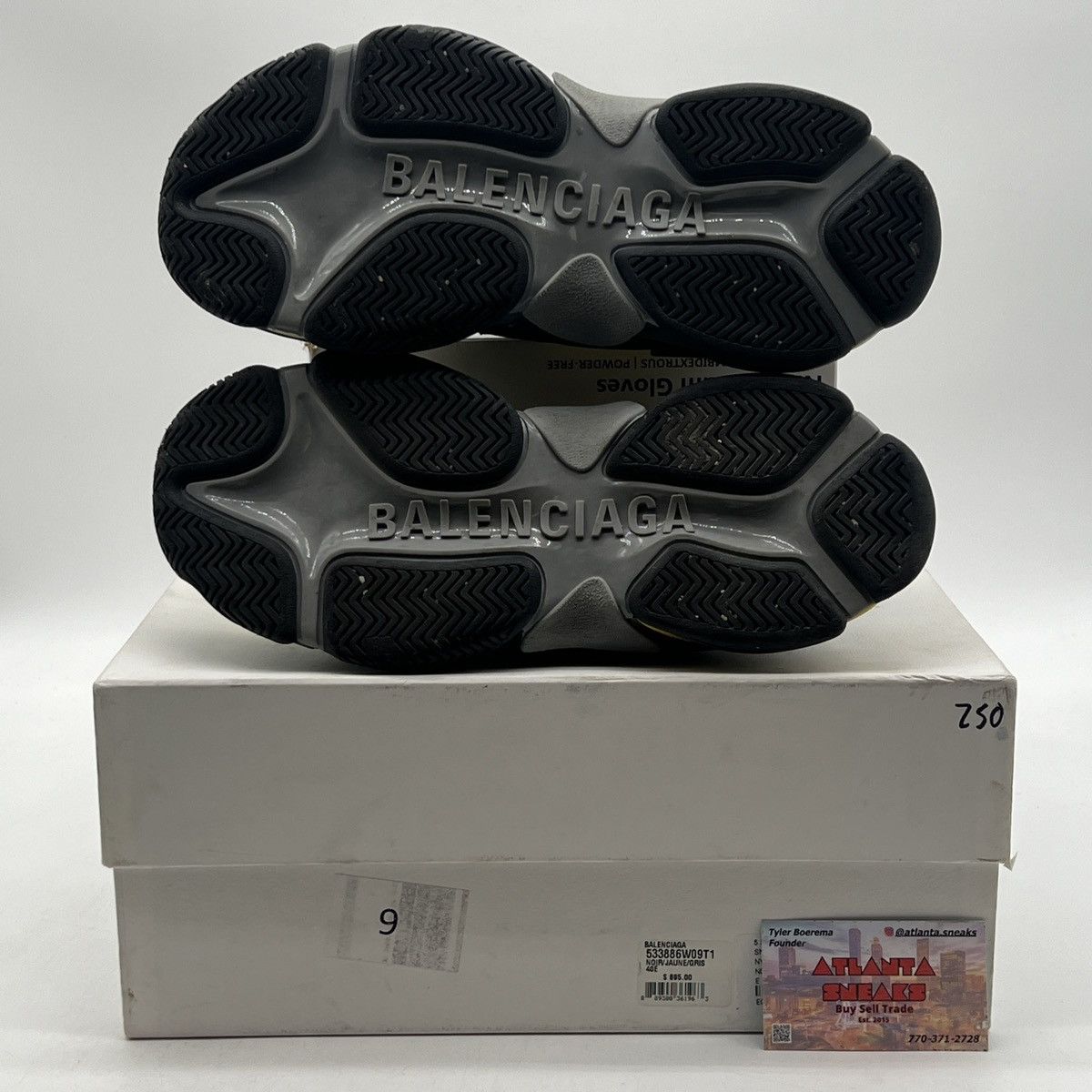 Balenciaga Balenciaga triple s black yellow Size US 7 / EU 40 - 8 Thumbnail