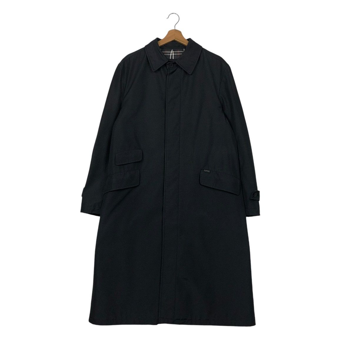 Burberry 🔥VINTAGE TRENCH COAT BURBERRY BLACK LABEL LONG JACKET NOVA Size US L / EU 52-54 / 3 - 4 Thumbnail