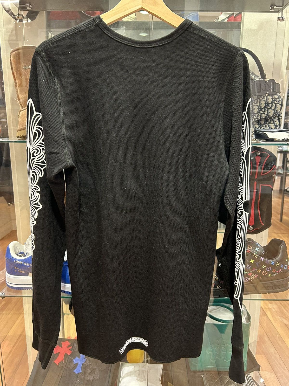 Chrome Hearts Horseshoe Floral Thermal LS Top