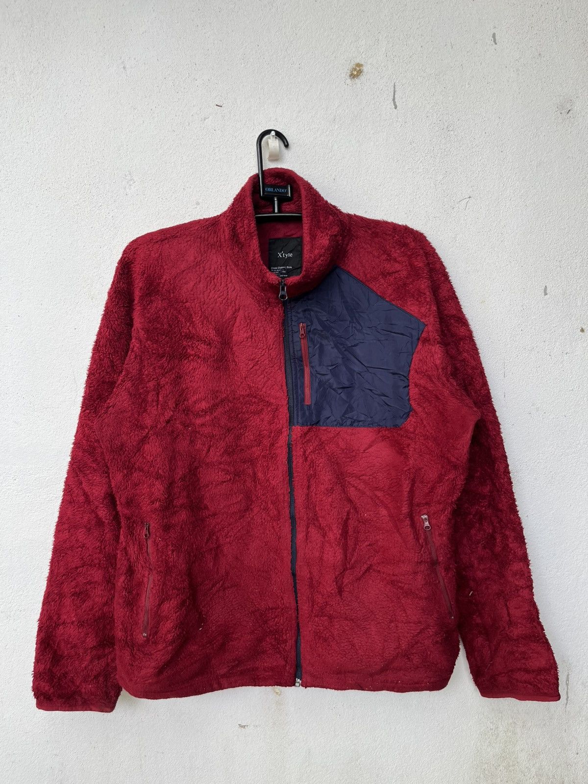 Outdoor Voices 💥X’tyle Rare Maroon Multipockets Oversized Maroon Fleece Size US XL / EU 56 / 4 - 1 Thumbnail