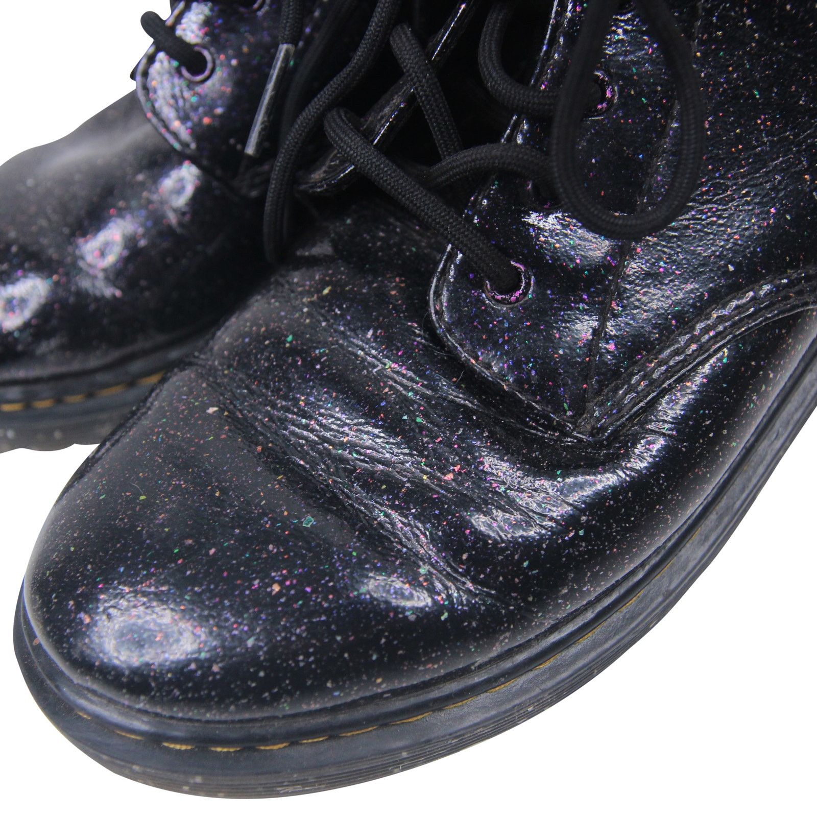 Dr. Martens Dr.Marten 1460 Glitter Sparkle Combat Boots Size US 7 / IT 37 - 4 Thumbnail