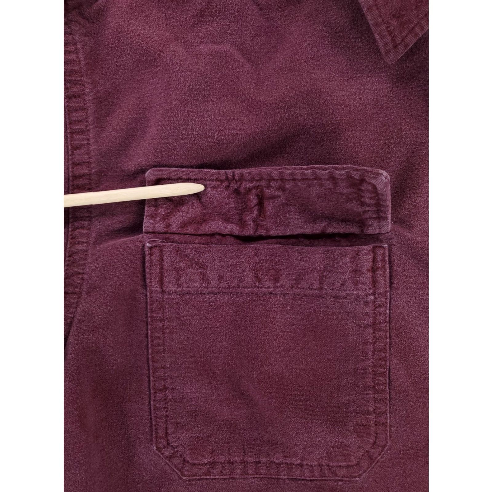 Vintage LL Bean Chamois Traditional Fit Button Down Shirt Burgundy Maroon Mens L Red Long Sleeve Shirt Mens L Size US L / EU 52-54 / 3 - 3 Thumbnail