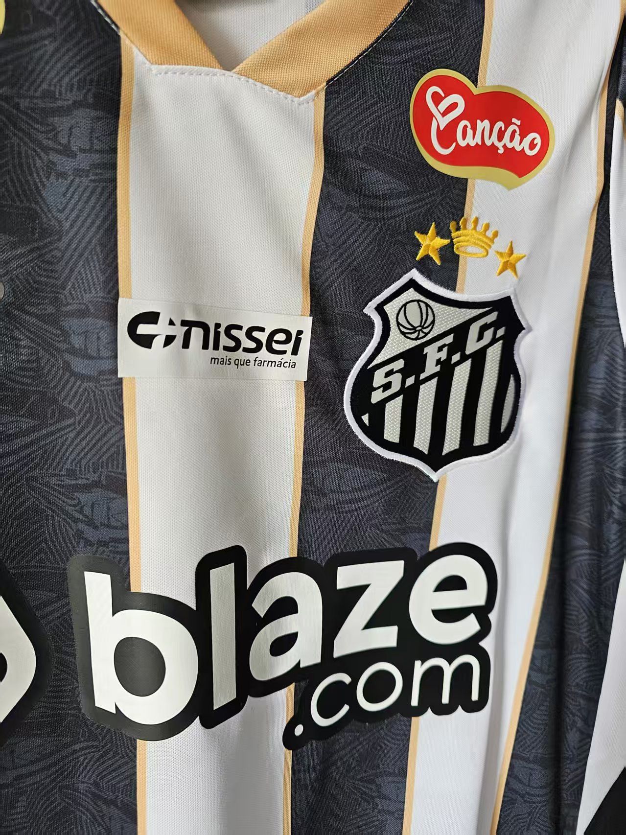 Other 2025 Santos FC 10 Neymar Jersey Black With White Size US XL / EU 56 / 4 - 4 Thumbnail