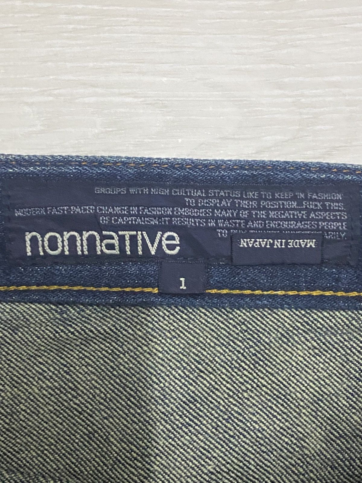 Nonnative × Undercover Vintage Nonative Durable Garment High Rised Skinny Jeans Size US 32 / EU 48 - 10 Thumbnail