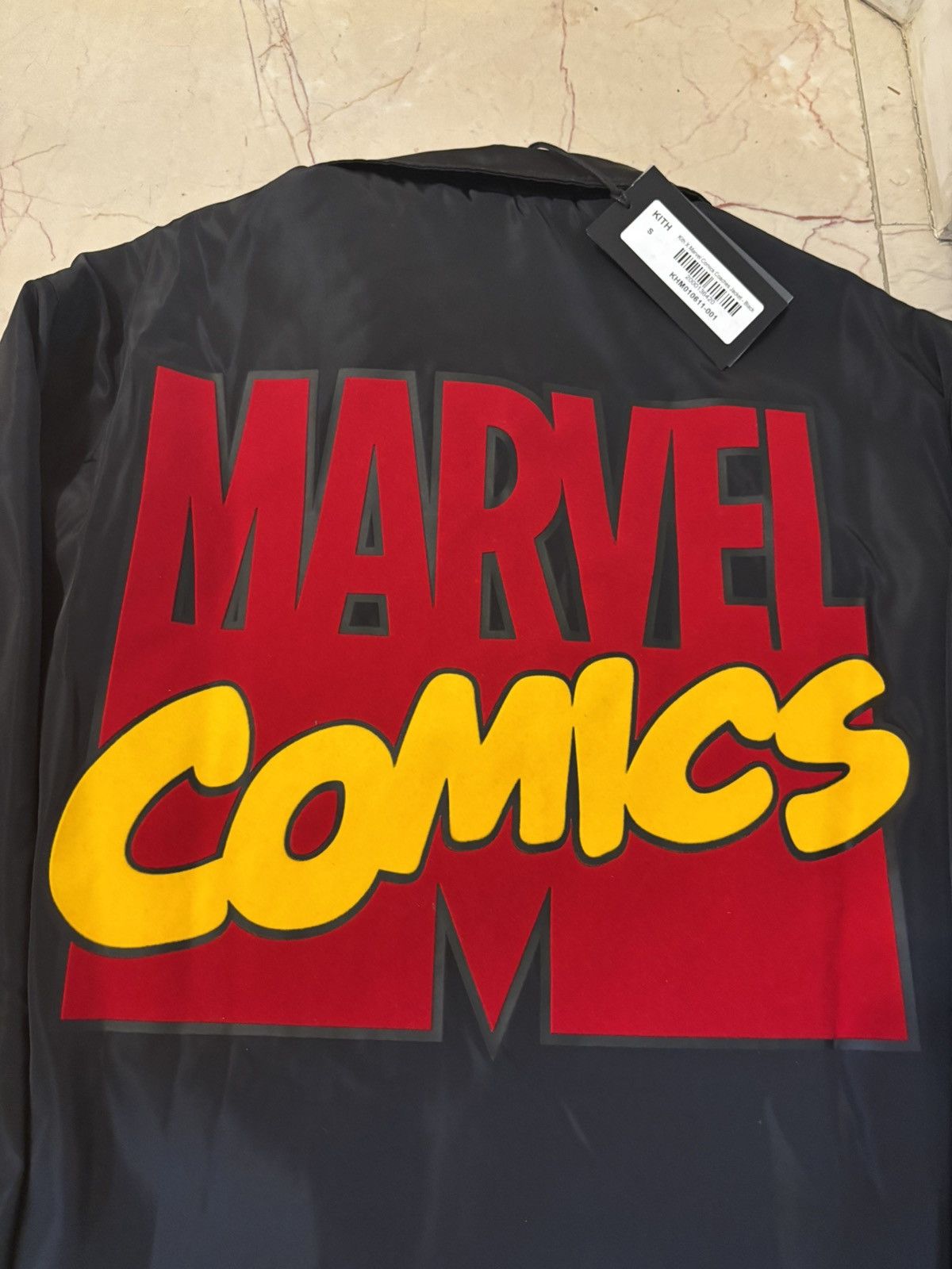 Kith Marvel Kith Comics Coaches Jacket Black Size US S / EU 44-46 / 1 - 2 Thumbnail