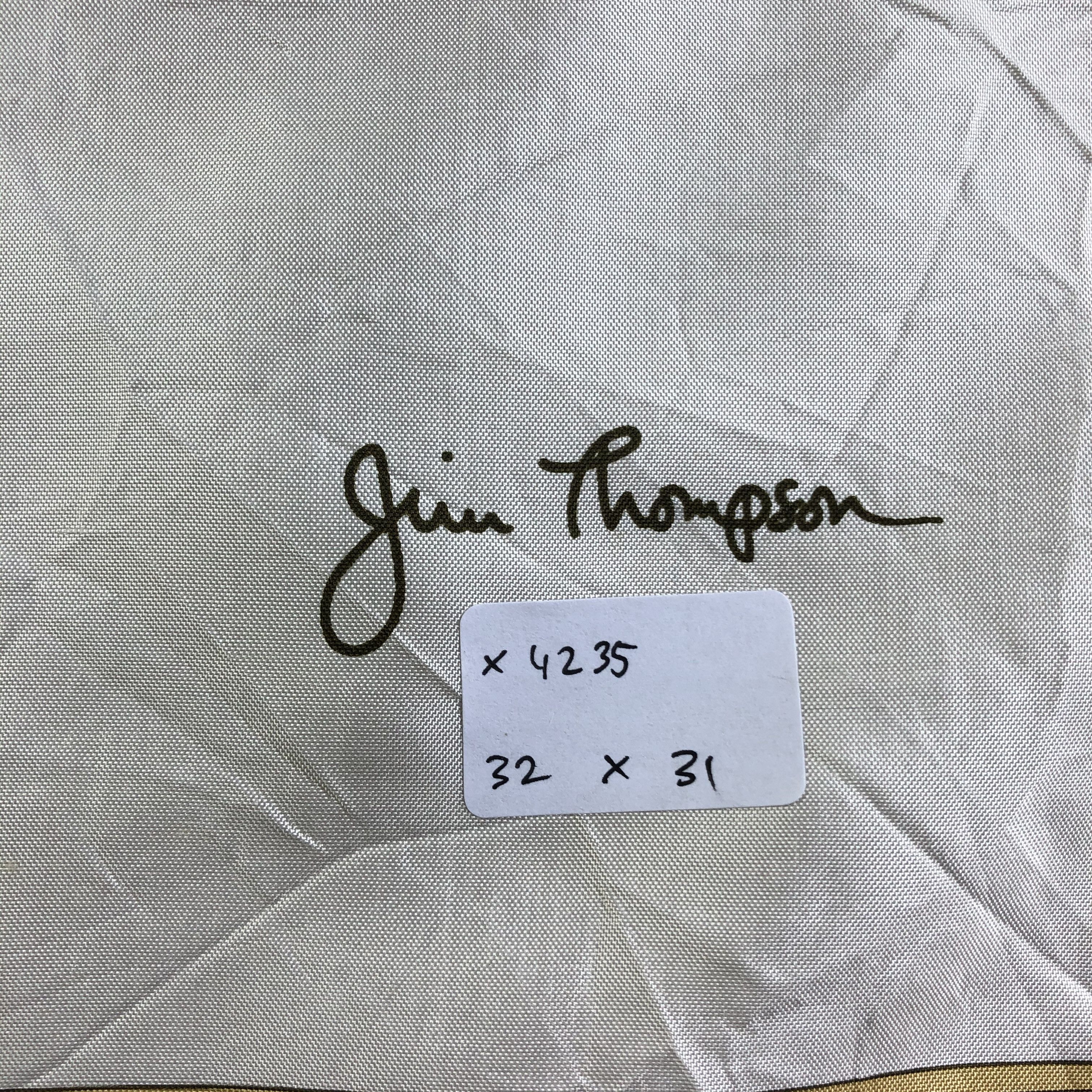 Jim Thompson × Vintage Vintage Jim Thompson Silk Scarf Size ONE SIZE - 8 Thumbnail