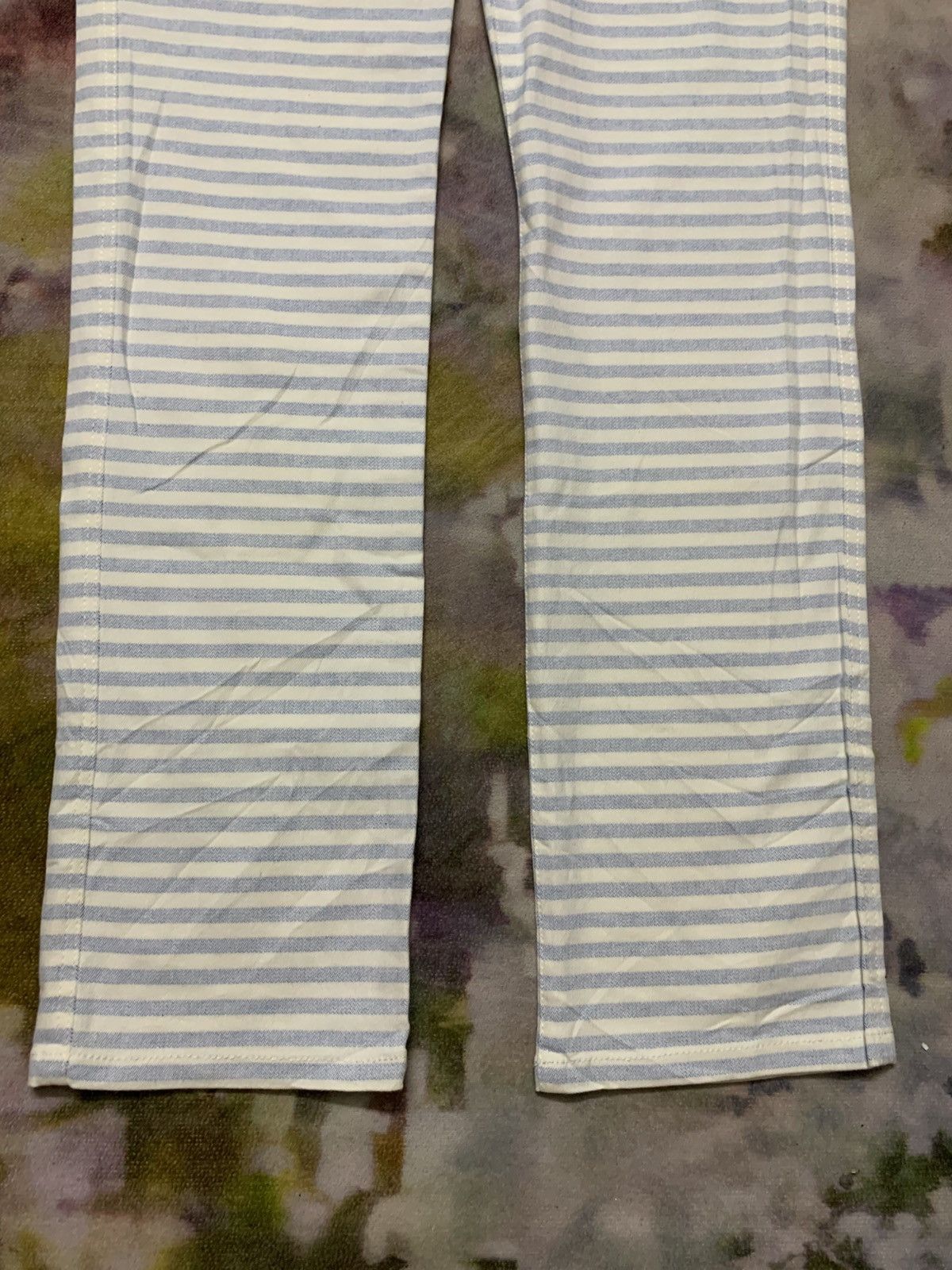 A.F.F.A. MILK BOY Prisoner Stripes Slim Fit Pants Ura-Harajuku Punk Size US 31 - 4 Thumbnail