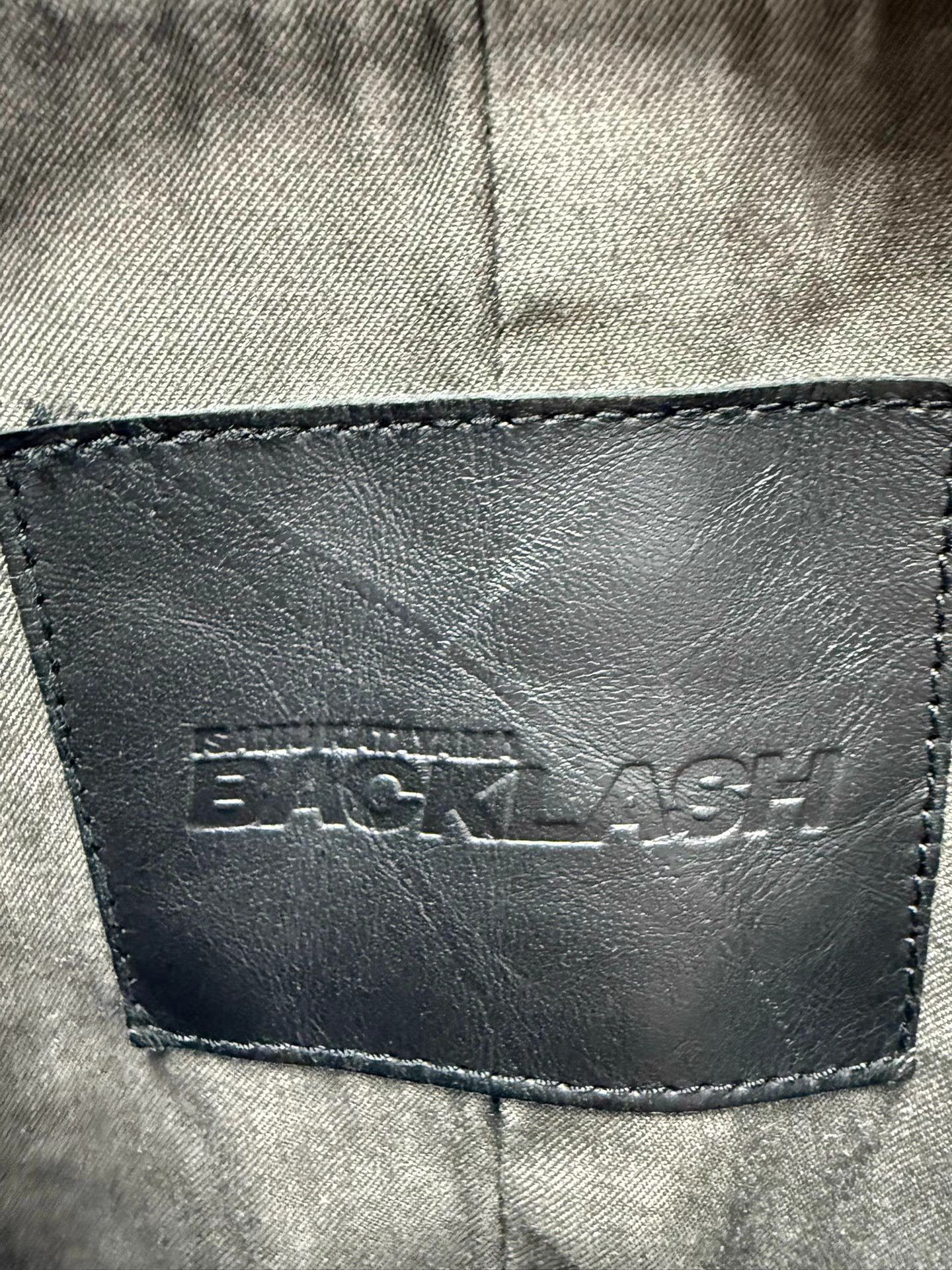Isamu Katayama Backlash Backlash Panel Leather Washed Jacket K20 Size US S / EU 44-46 / 1 - 8 Thumbnail
