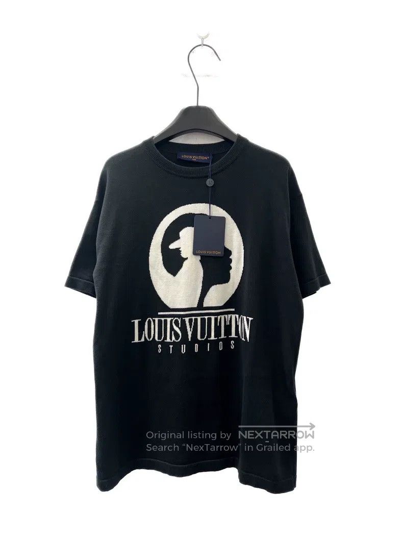 Louis Vuitton Louis Vuitton Portrait logo knitted short sleeve Size US S / EU 44-46 / 1 - 1 Thumbnail