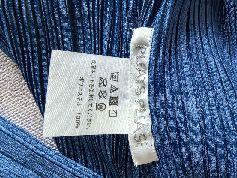 Issey Miyake Issey Miyake size:3 Blue pleated coat Size M / US 6-8 / IT 42-44 - 4 Thumbnail