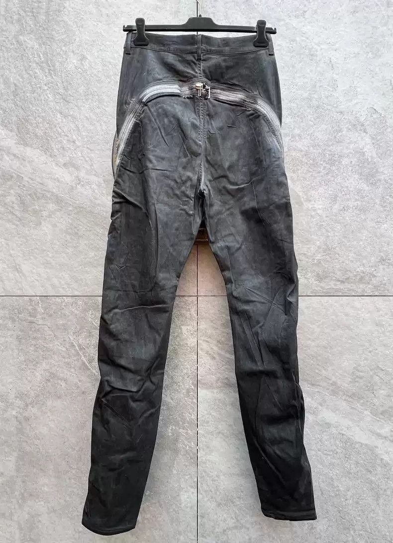 Rick Owens Rick Owens Zipper micro-pull high waist pants banana pants- Size US 31 - 2 Thumbnail