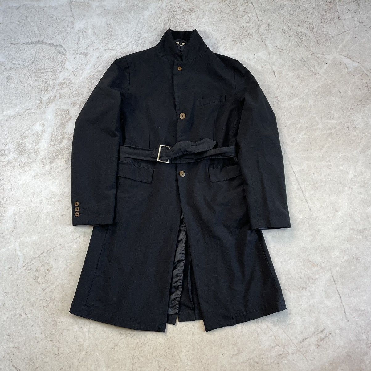 Comme des Garcons × Comme des Garcons Homme Plus Comme Des Garcons 90s Japan Dyed Trench Coat Jacket Size L / US 10 / IT 46 - 2 Thumbnail