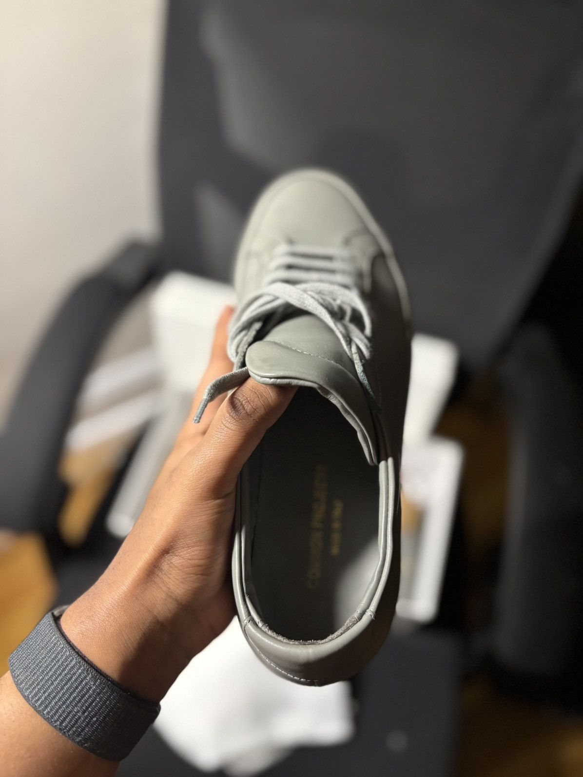 Common Projects Common Projects Original Achillies Low (Grey) Size US 7 / EU 40 - 6 Thumbnail