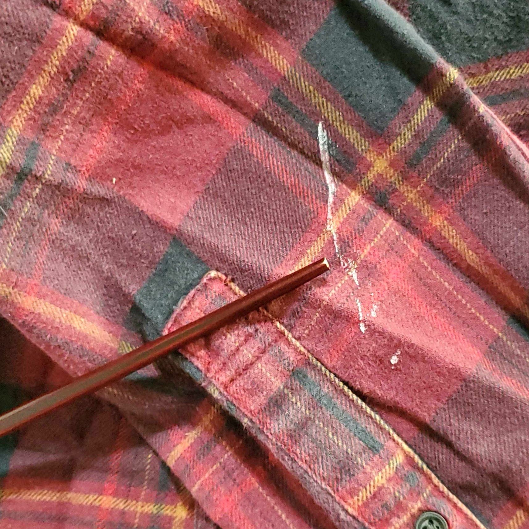 Eddie Bauer Eddie Bauer Big 2X Mens Button-Up Buffalo Plaid Shirt Grunge Distress Flaw Mark Multicolor Long Sleeve Size US XXL / EU 58 / 5 - 2 Thumbnail
