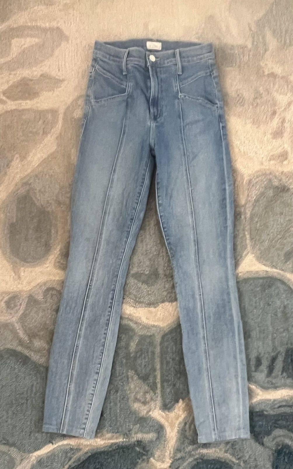 MOTHER Mother Jeans The Seamed Swooner Hover 25 Blowing Kisses Size 25" / US 0 / IT 36 - 11 Thumbnail